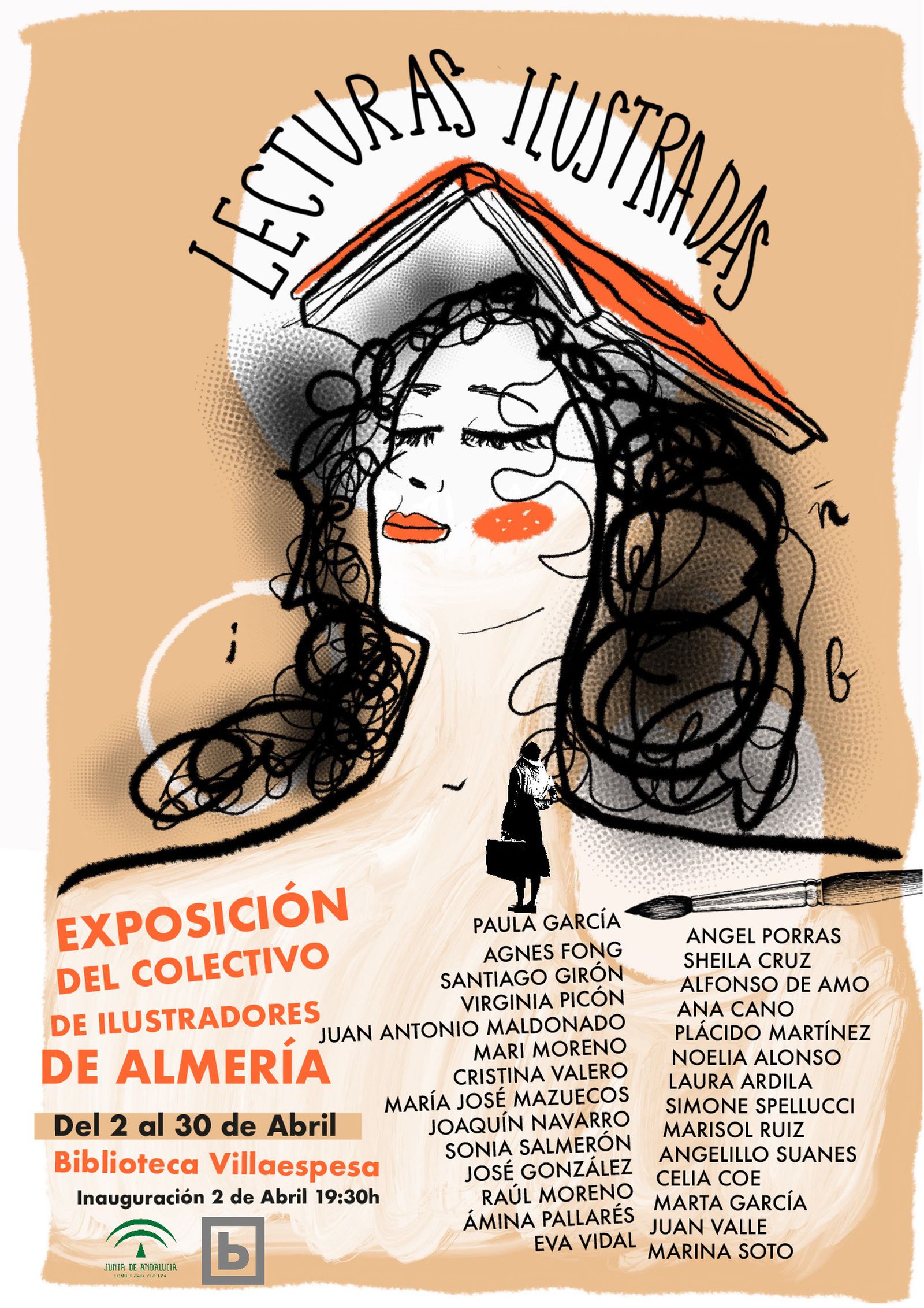 Cartel de la exposición  ‘Lecturas ilustradas’.