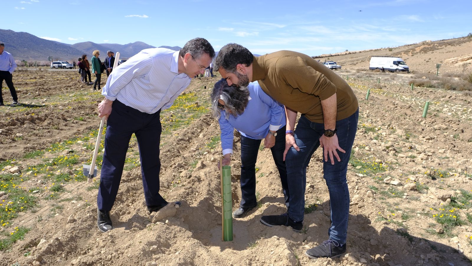 Cajamar pone 'la primera planta' para la reforestación de Sierra María-Los Vélez