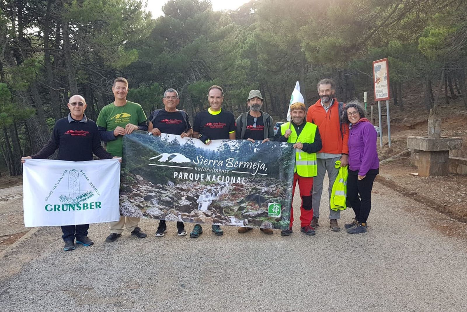 Momento de la salida desde Los Reales