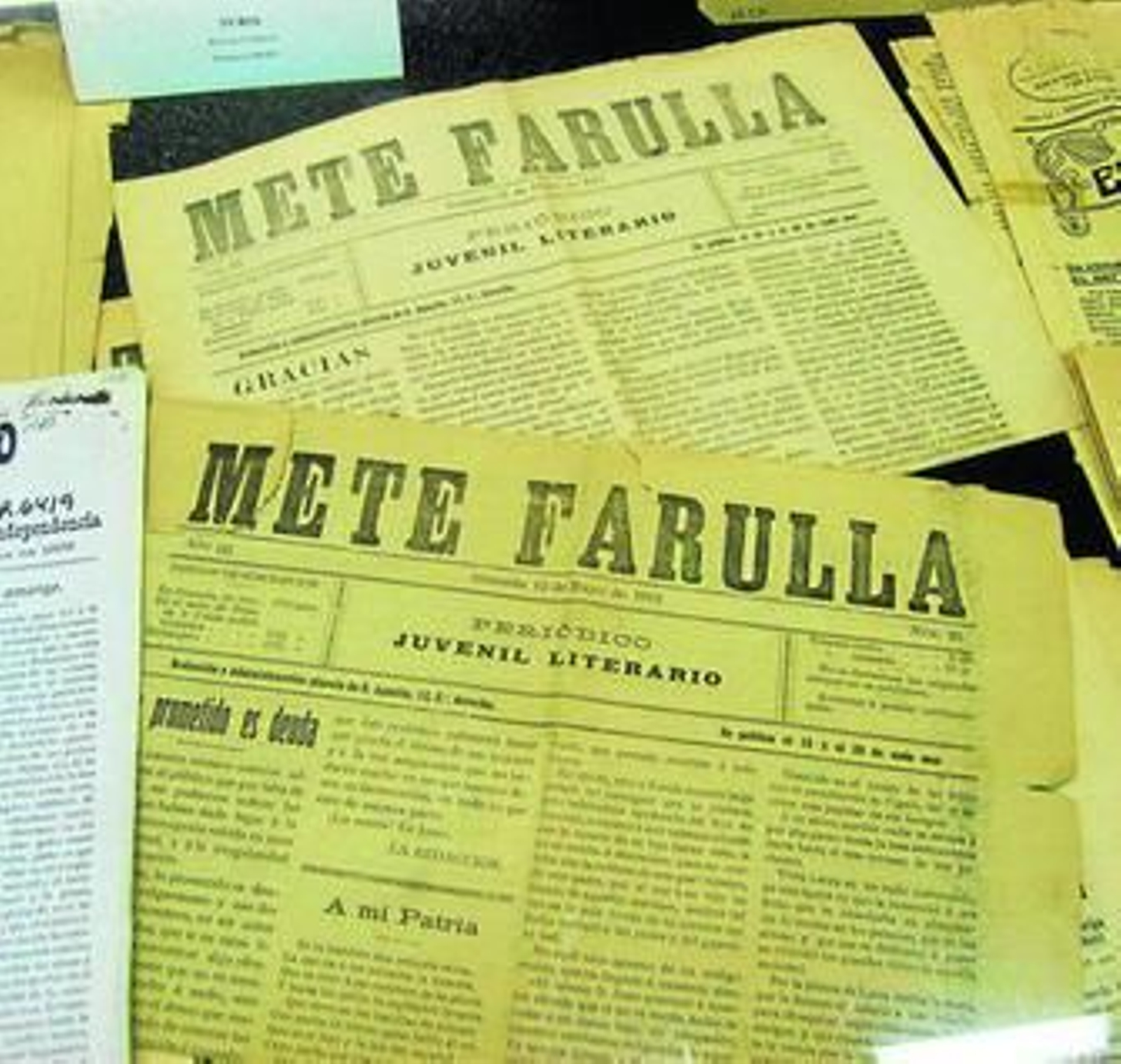 Centenario del periódico 'Mete Farulla'