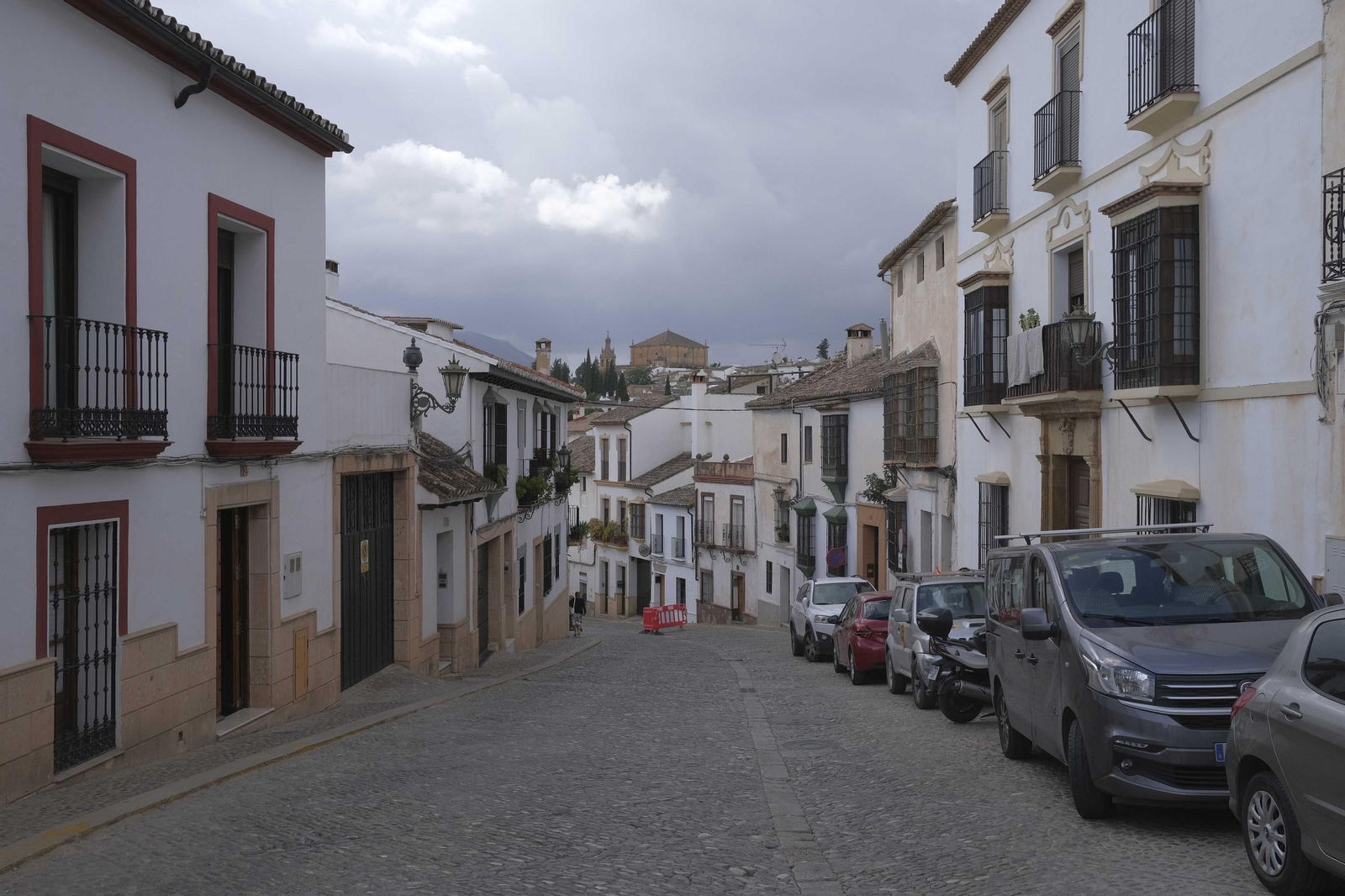 Casco antiguo de Ronda en la zona de Padre Jesús. Casco antiguo de Ronda en la zona de Padre Jesús.