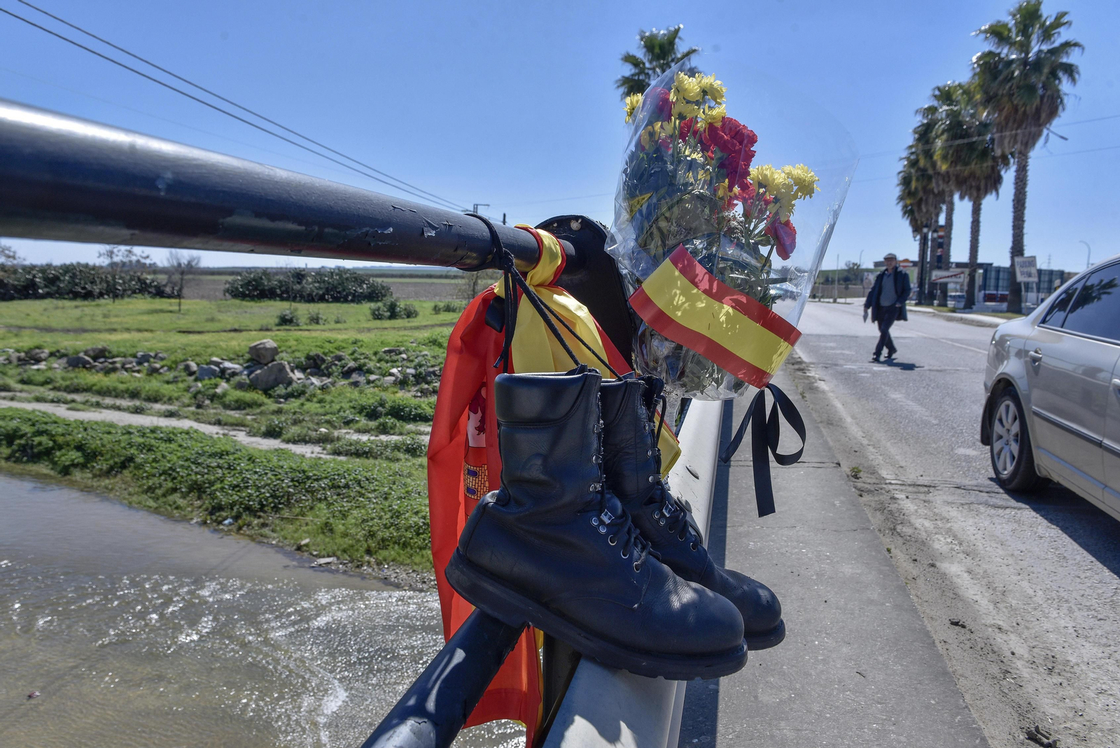 El funeral del guardia civil fallecido en Guillena, en imágenes
