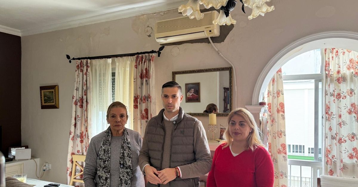 La desesperación de una vecina afectada por la obra inacabada del tanque de tormentas en El Puerto