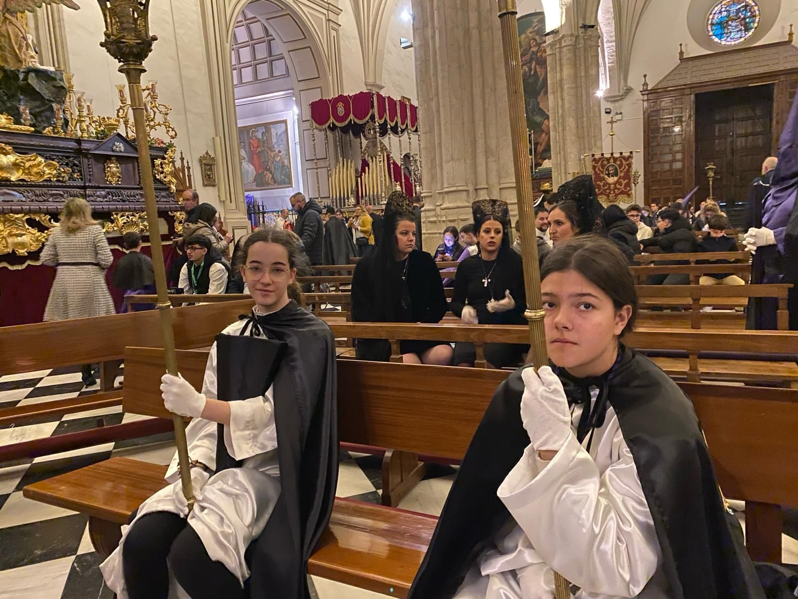 En imágenes: Primera suspensión en la tarde del Jueves Santo