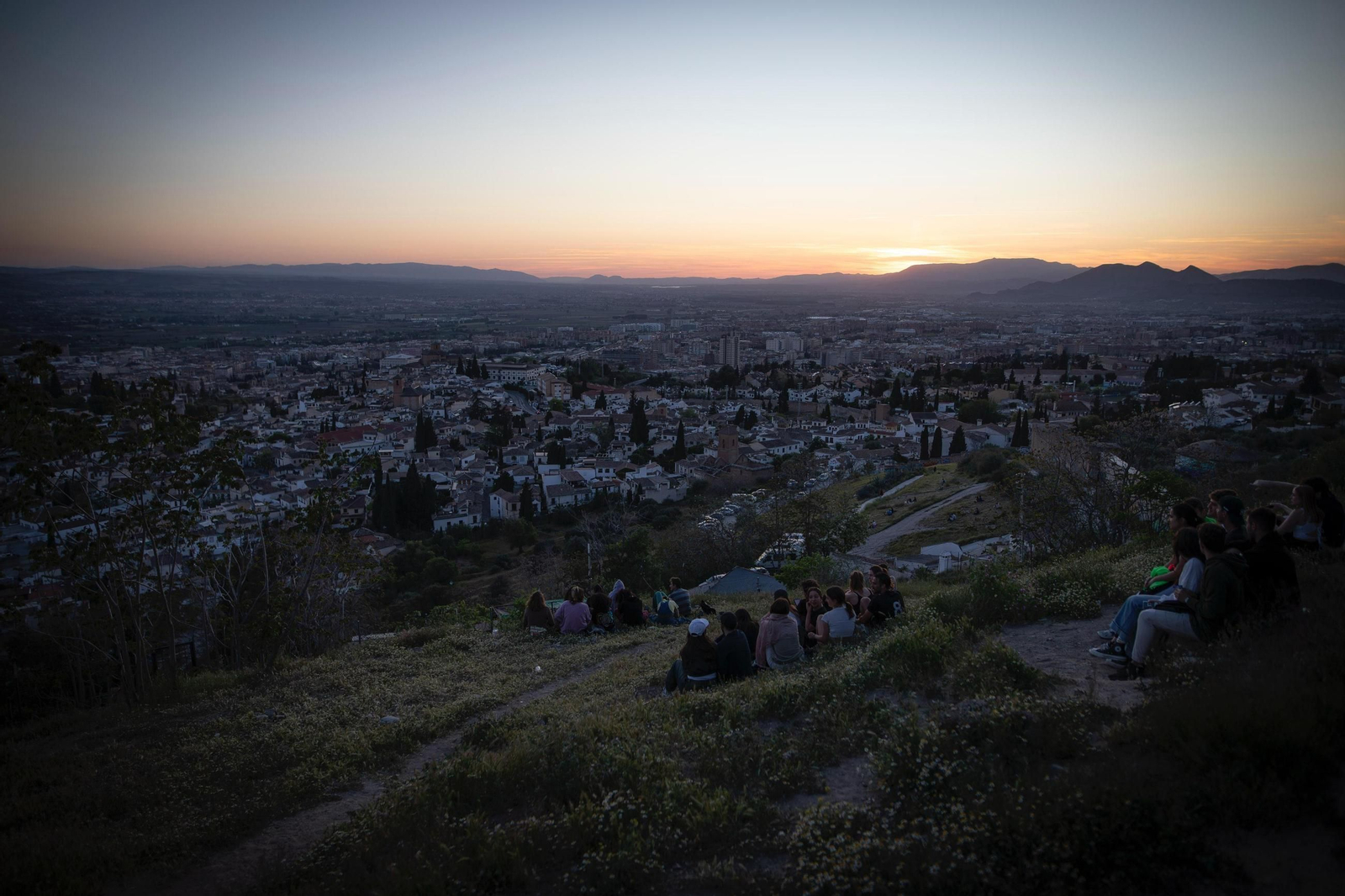 Apagón en Granada: las fotos de la noche más oscura