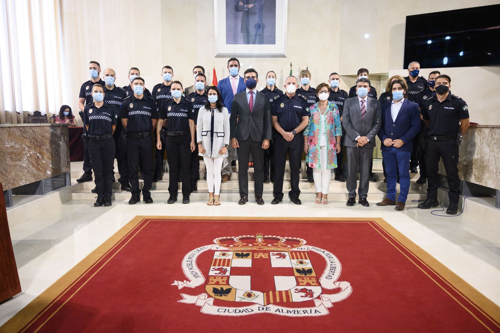 Toma de posesión de los nuevos policías locales