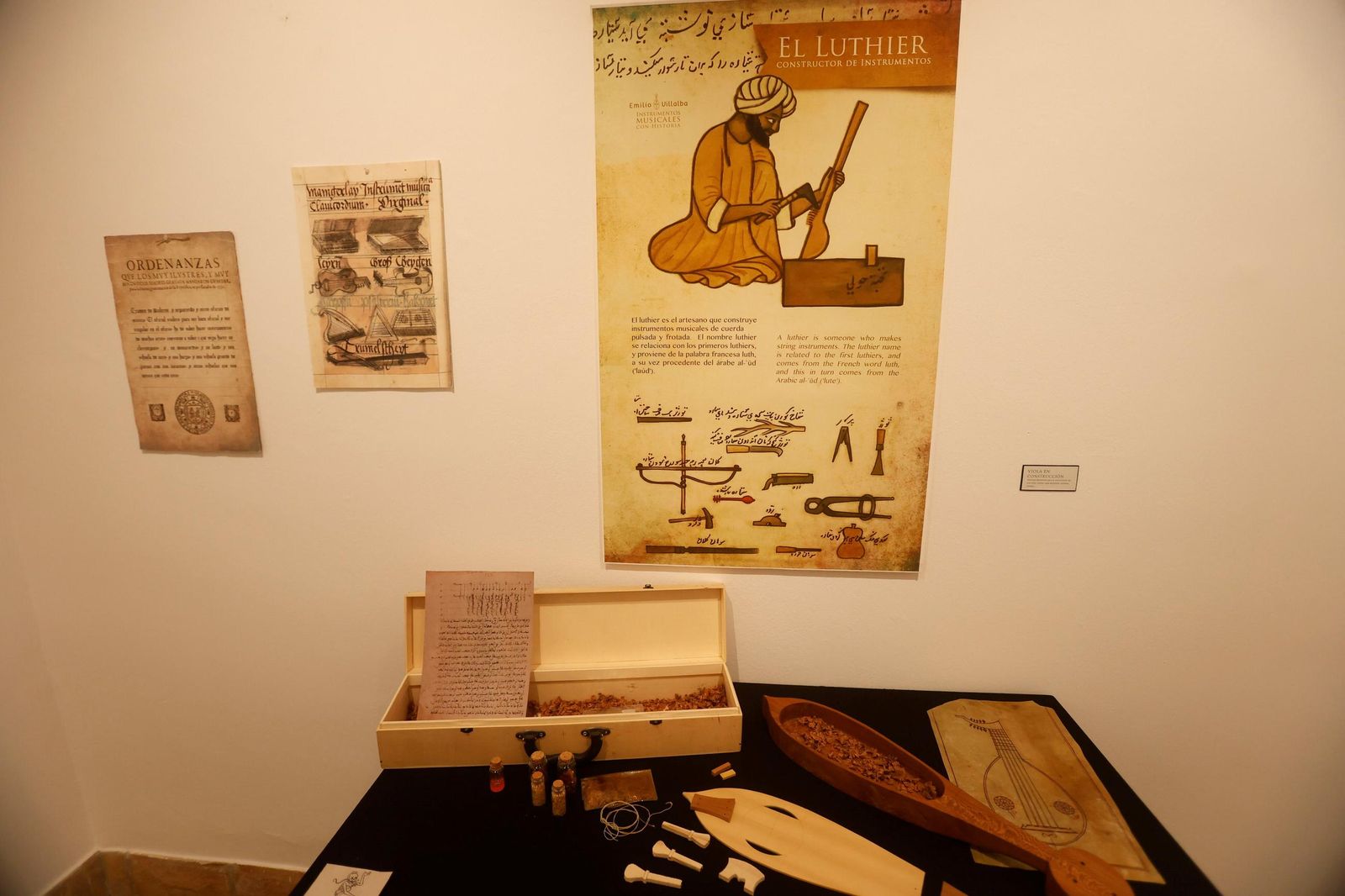 La historia detrás de los instrumentos, el Luthier