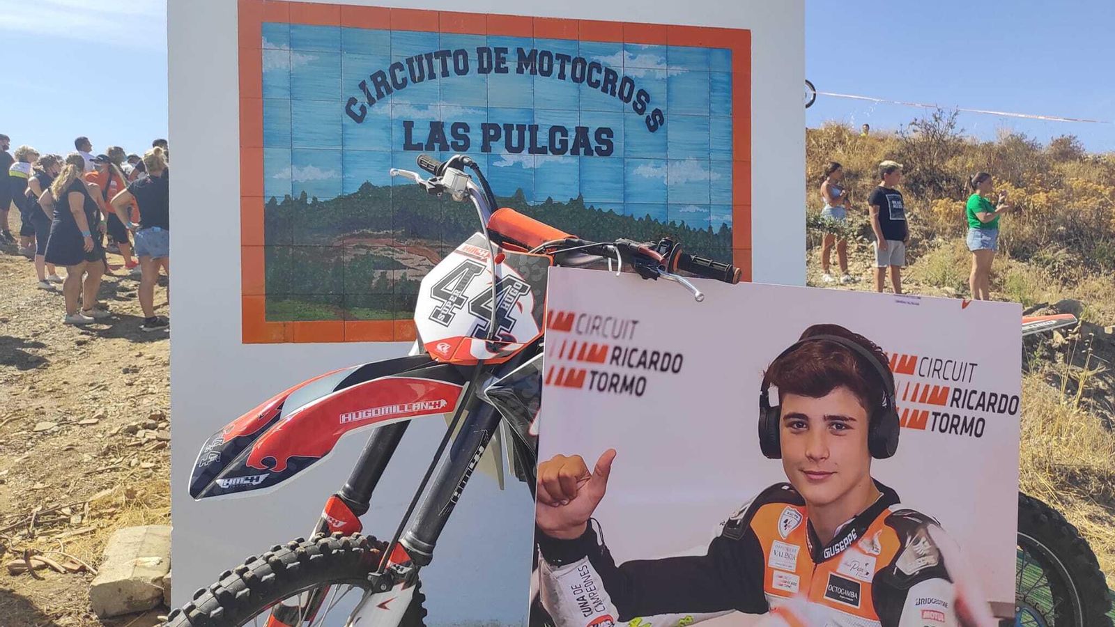La figura de Hugo Millán estuvo presente en el circuito andevaleño.