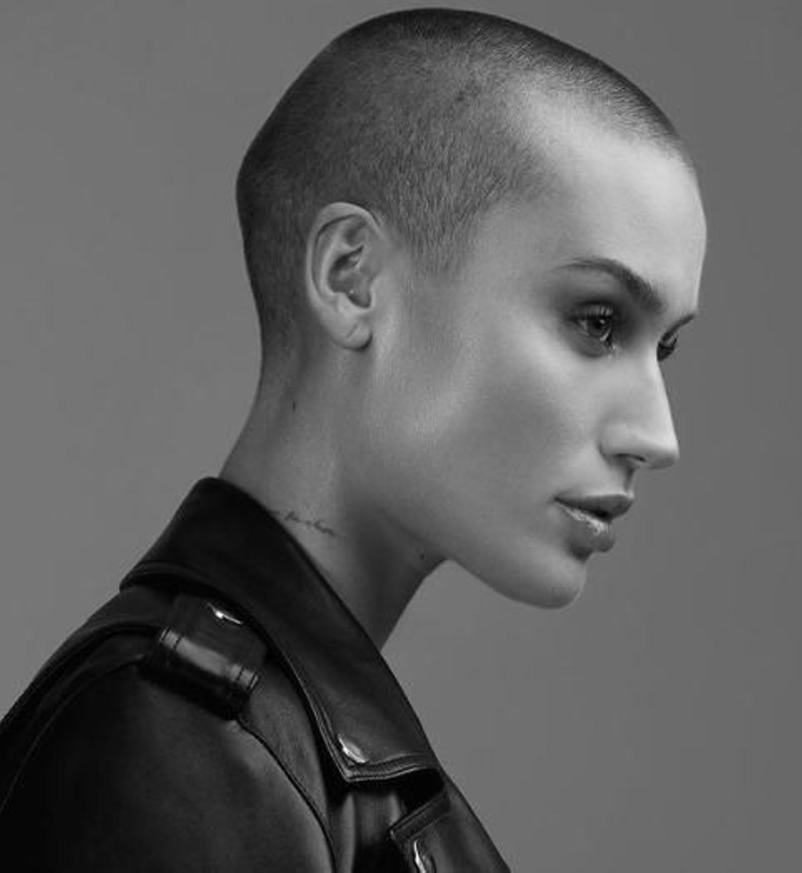 Buzz cut. Buzz cut.