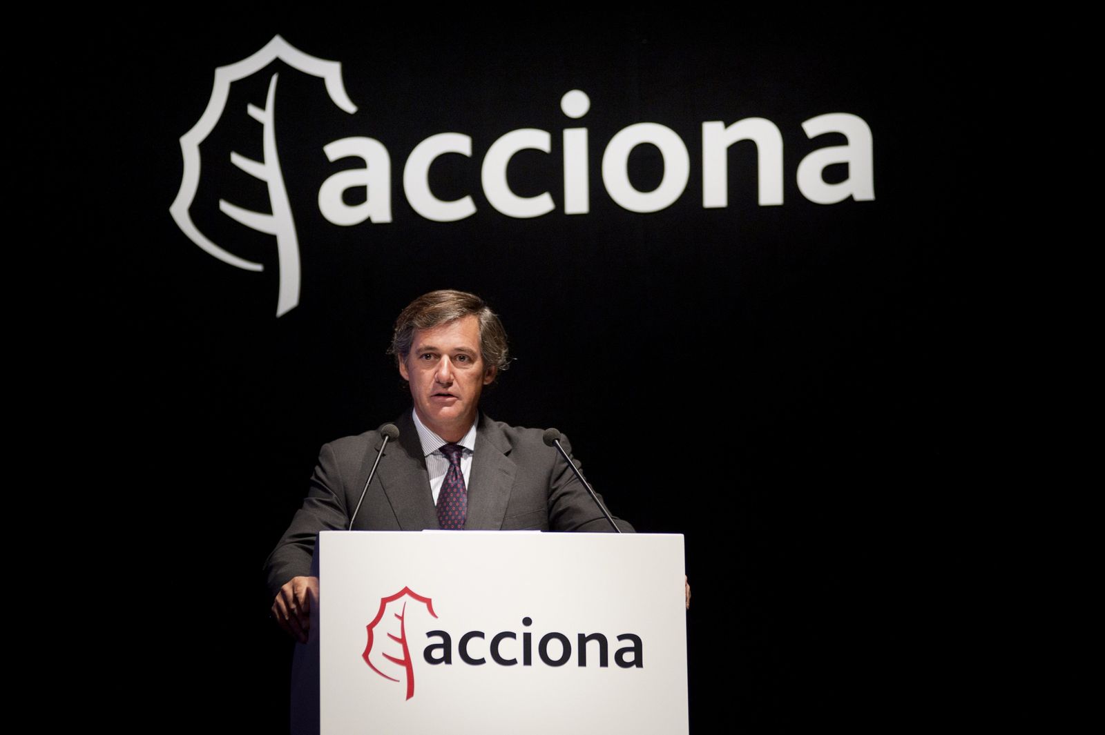 El Presidente De Acciona , José Manuel Entrecanales.