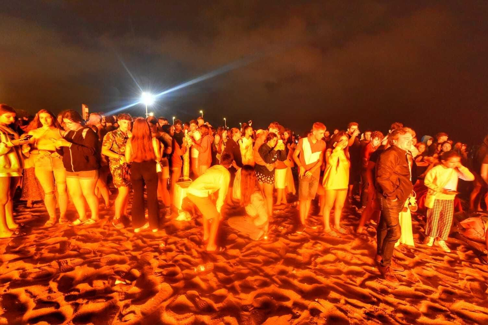 Las fotos de la noche de San Juan en La Línea