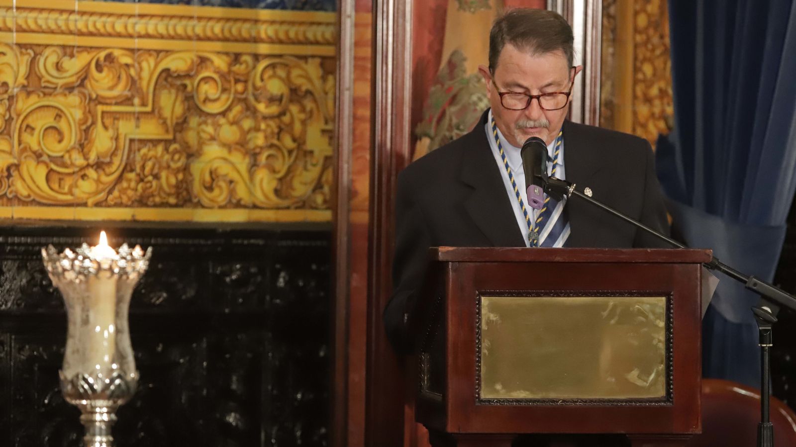 Presentación del cartel anunciador de la Semana Santa de Algeciras en imágenes