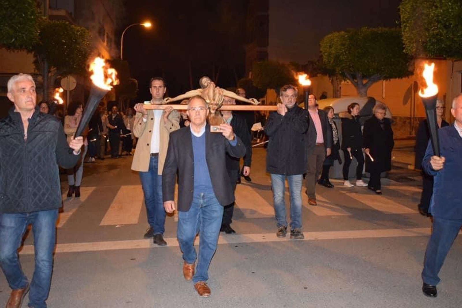 Imágenes del Jueves Santo en Balerma, Santo Domingo y Santa María del Águila