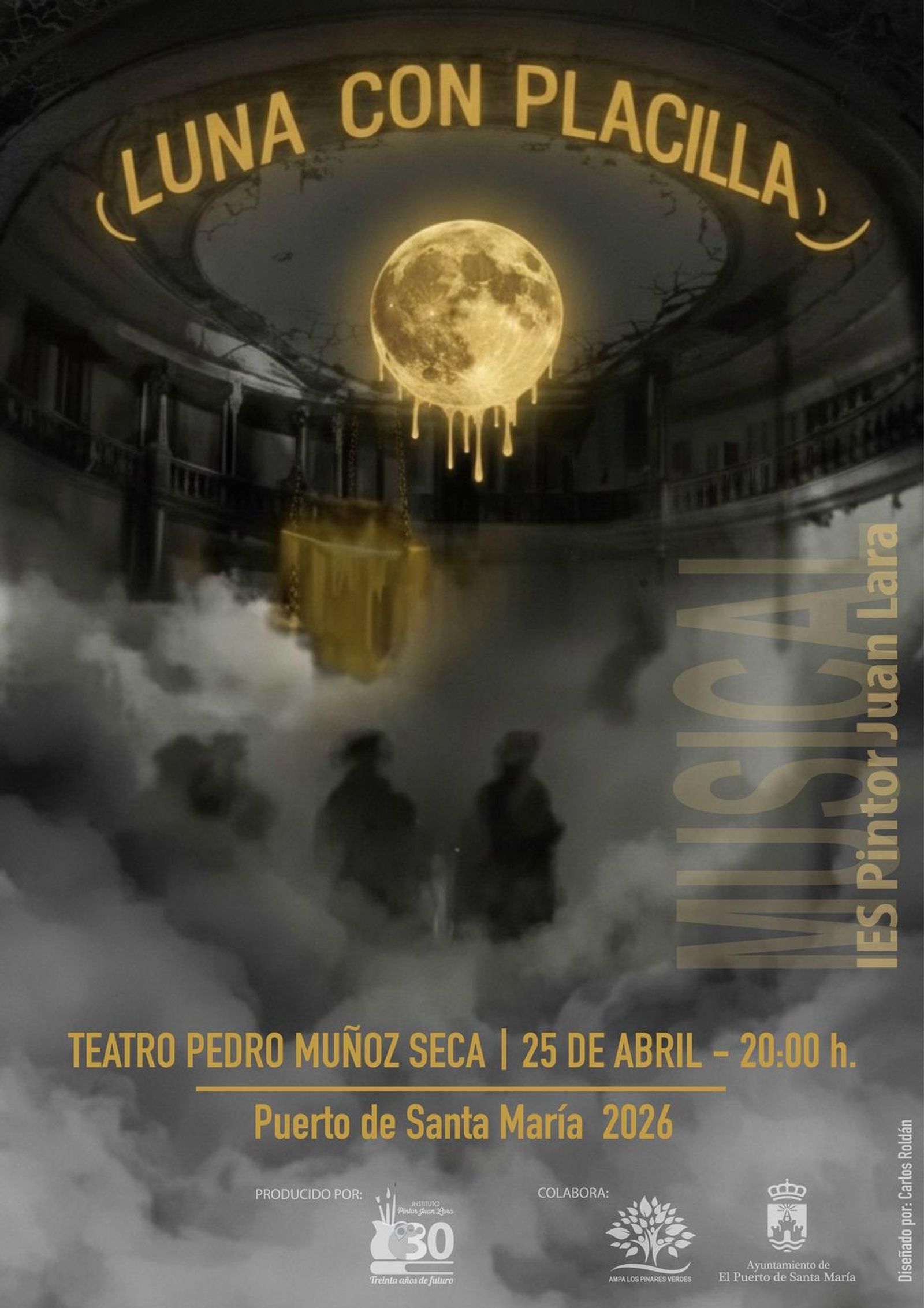 Cartel anunciador del espectáculo del Juan Lara que se estrenará en abril.