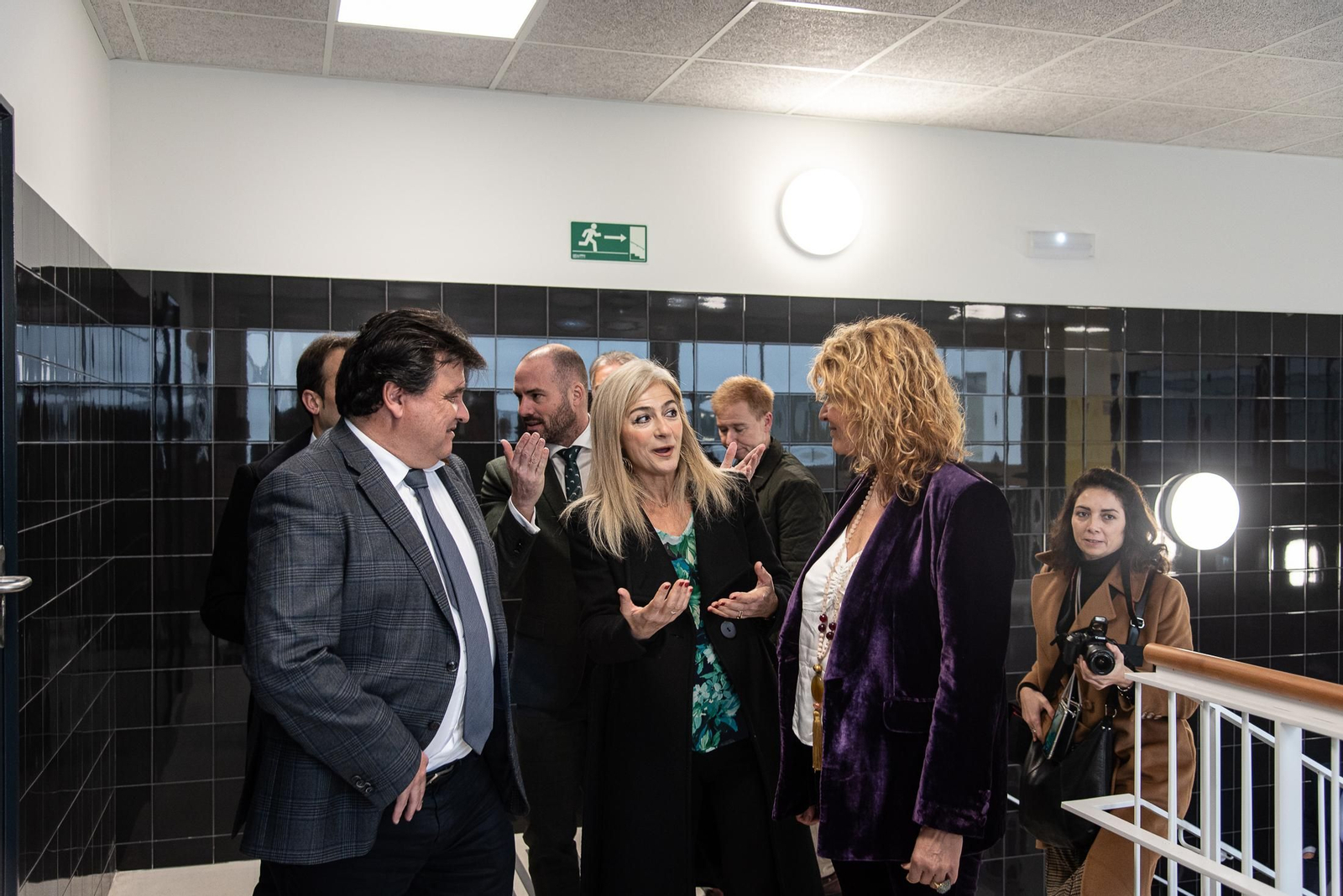 Imágenes de la visita de la Consejera de Desarrollo Educativo y Formación Profesional al nuevo colegio del Ensanche