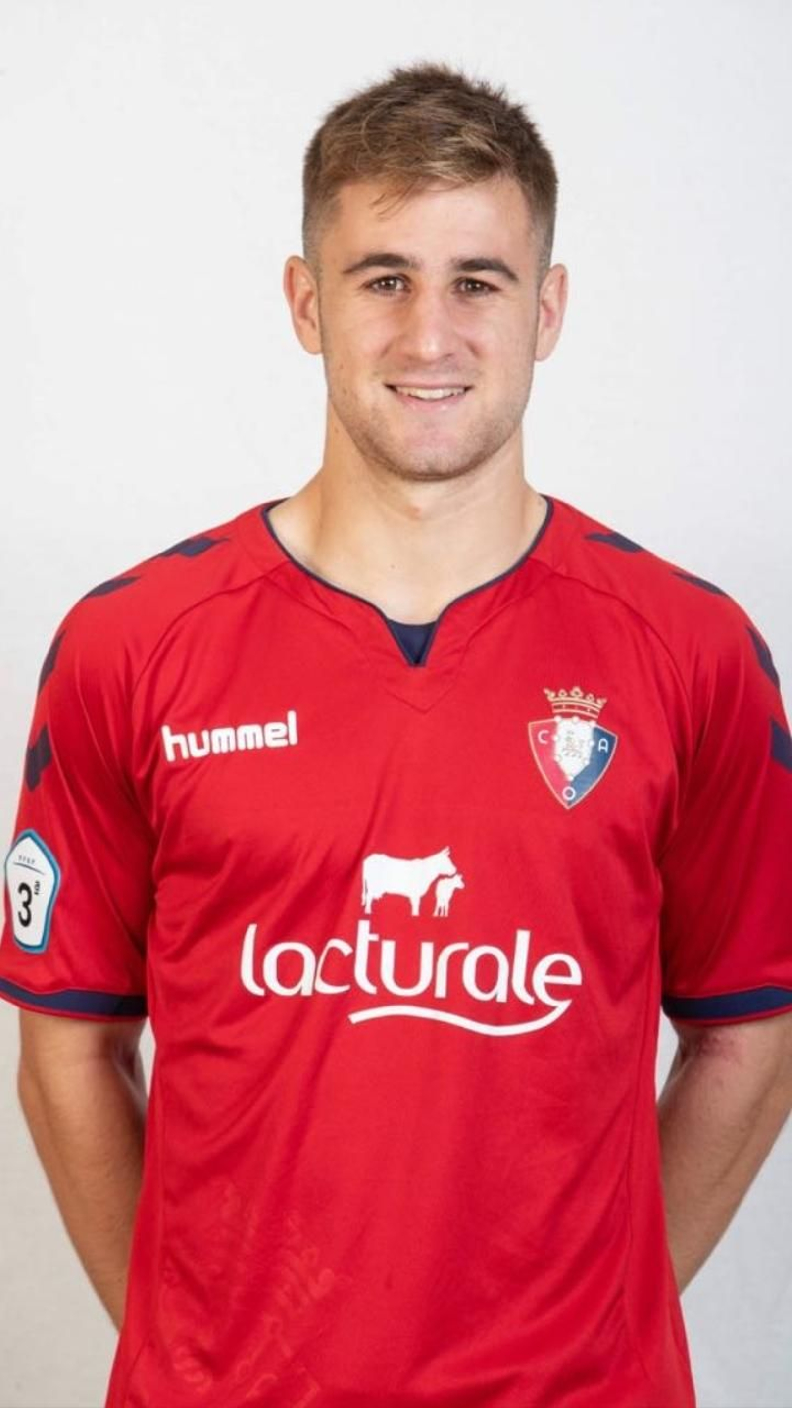 Iván Barbero, delantero almeriense de Osasuna Promesas.