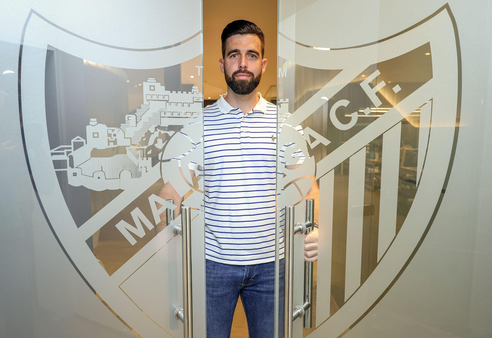 Toni Mengual, en su regreso al Málaga CF. Toni Mengual, en su regreso al Málaga CF.