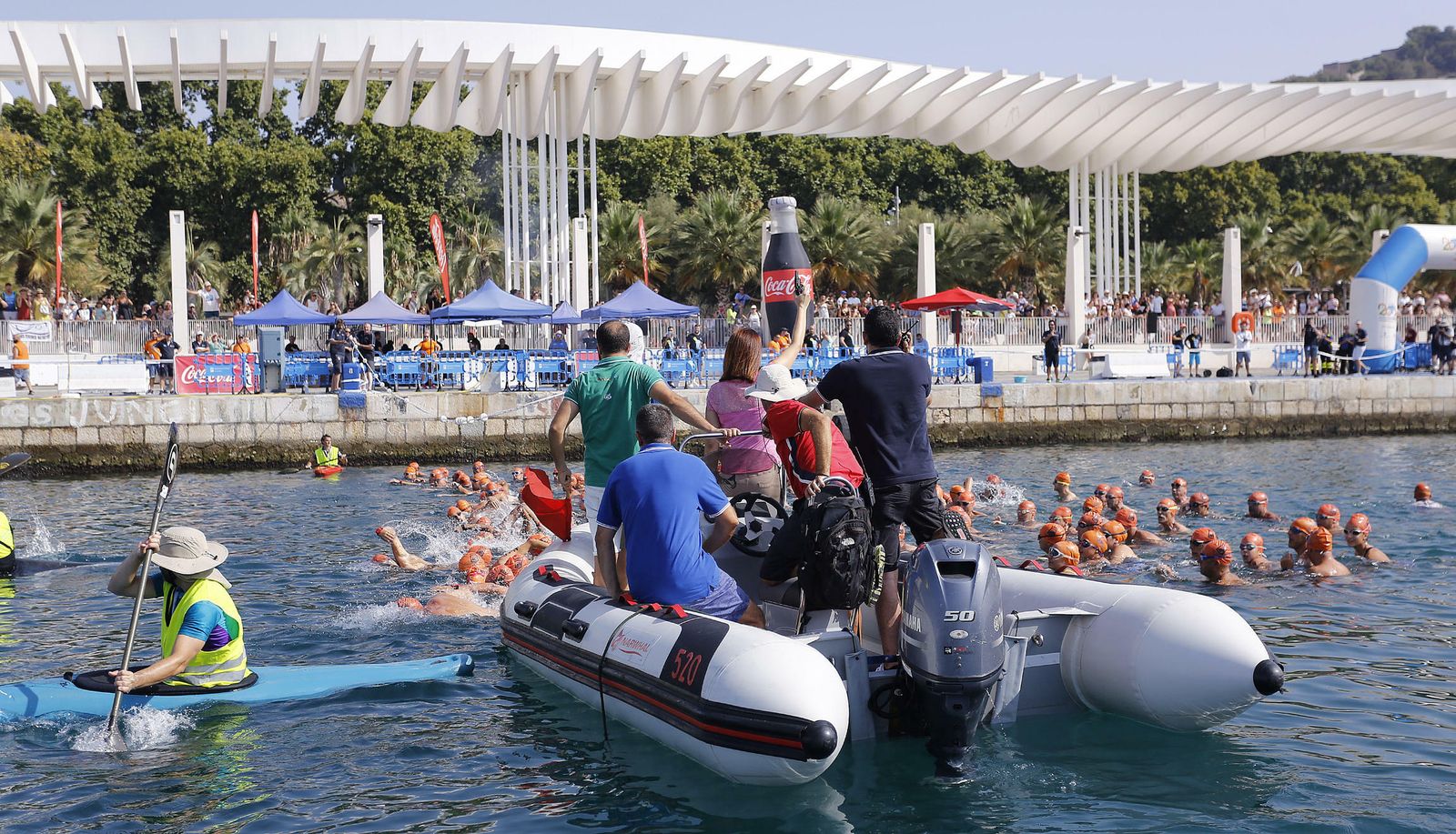 Fotos de la 60ª Travesía a Nado del Puerto de Málaga