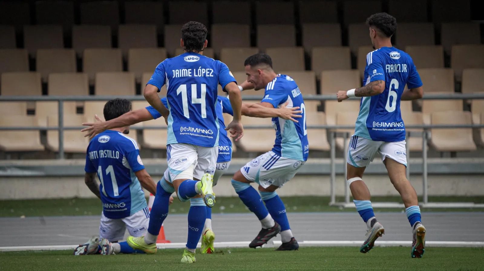 Mati Castillo anotó el tanto de la victoria del Xerez CD contra el Almería B en la primera vuelta.