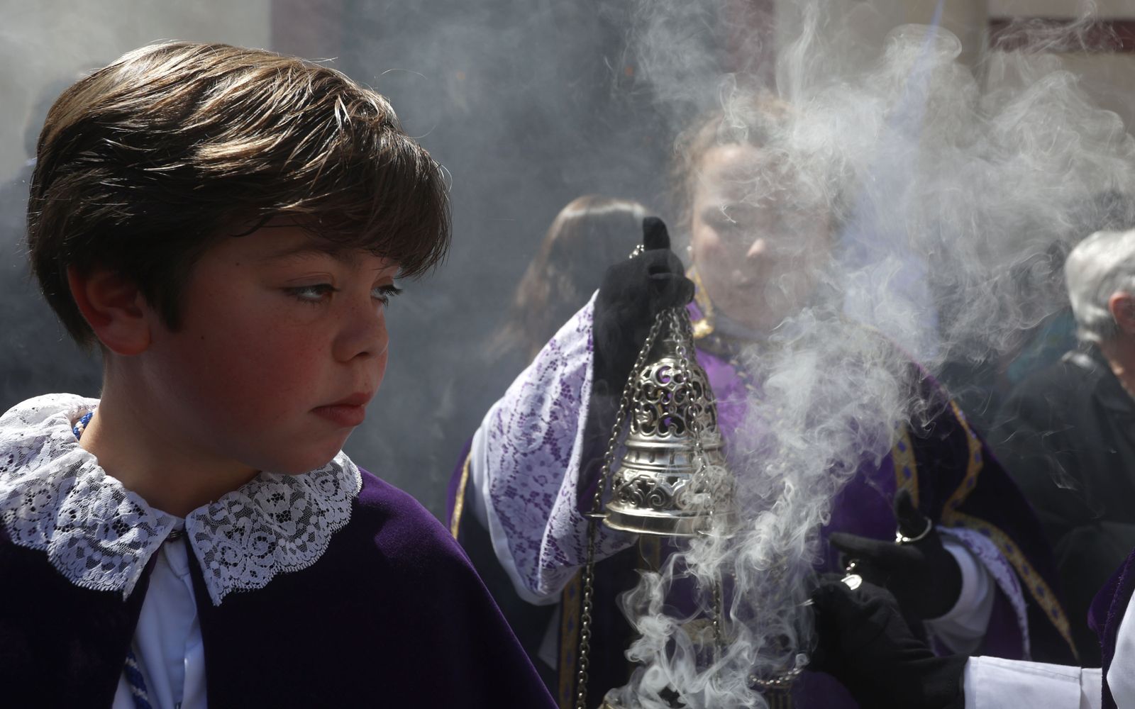 Imágenes de la salida de la hermandad de Los Negritos