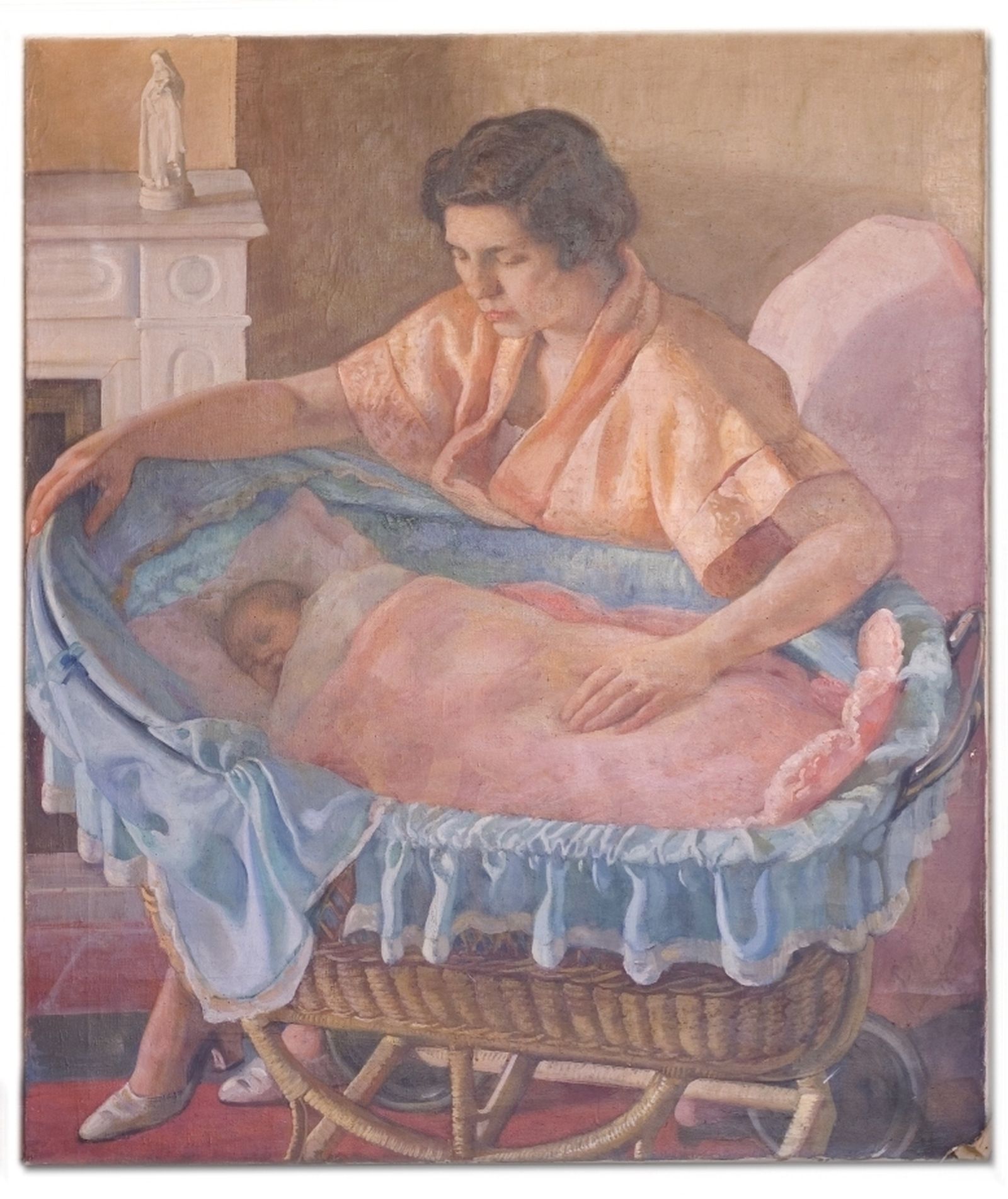 'La niña en el moises', de 1936, una de las obras que se suman al museo.