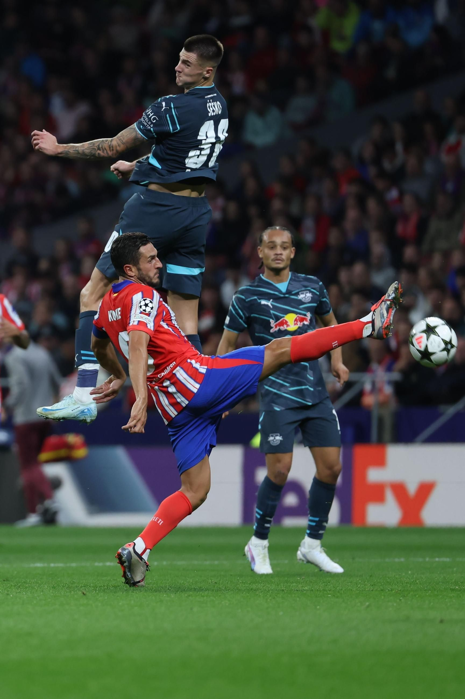 Las imágenes de la remontada del Atlético ante el Leipzig