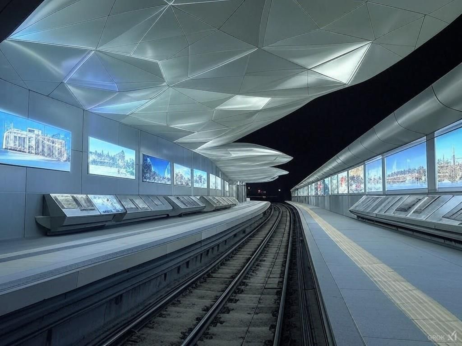 Así sería una estación de Metro inspirada en la Expo'92