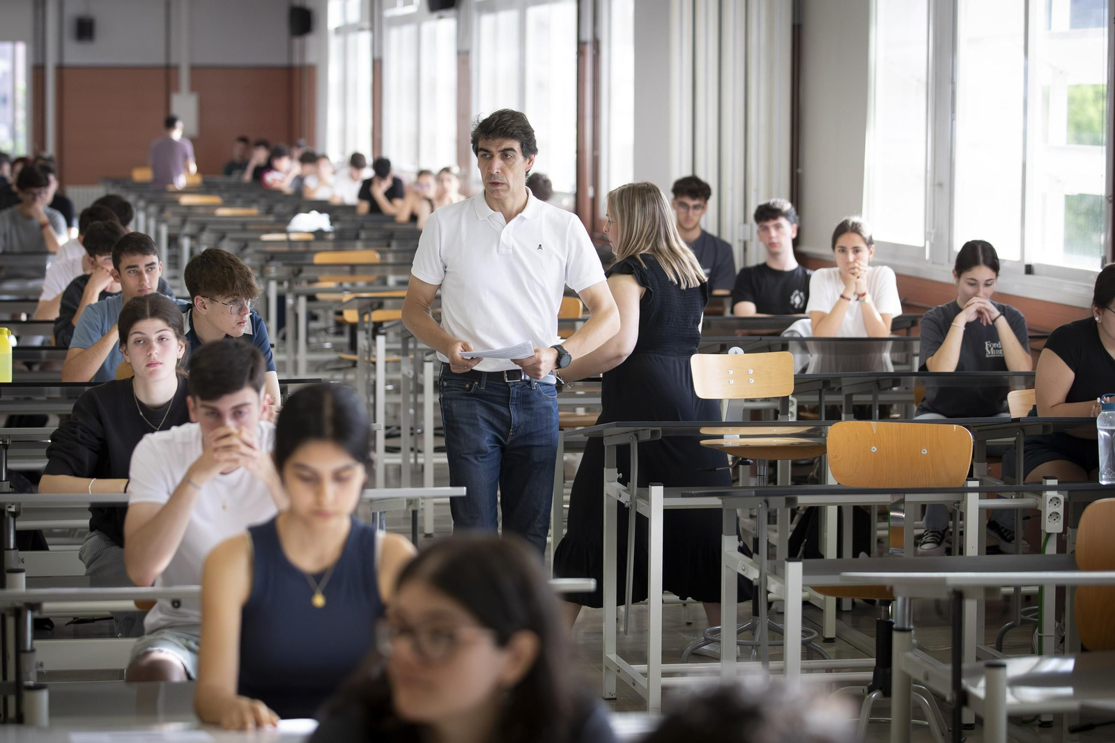 El primer día de Selectividad en Granada, en imágenes