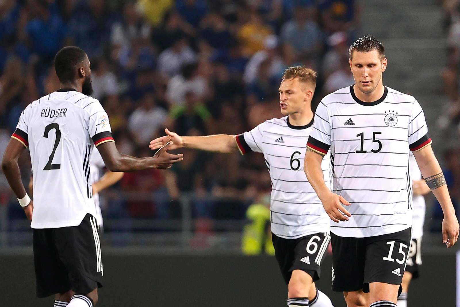 Alemania celebra un gol. Alemania celebra un gol.