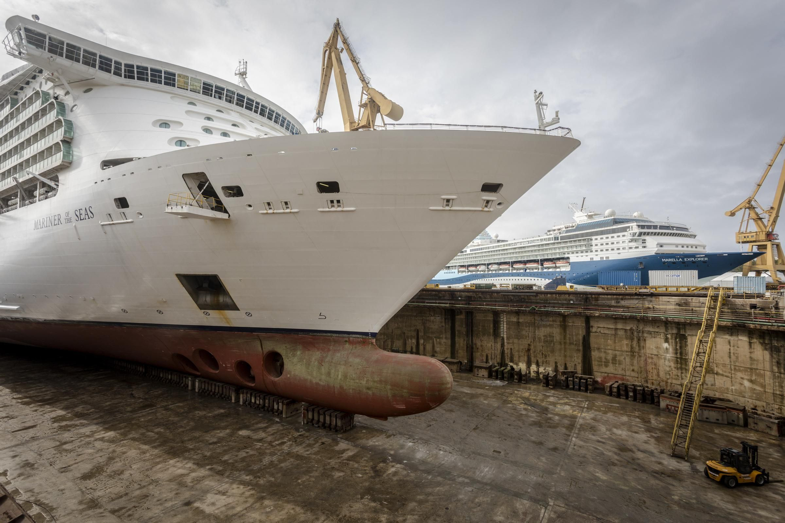 Alto nivel de ocupación en el astillero gaditano