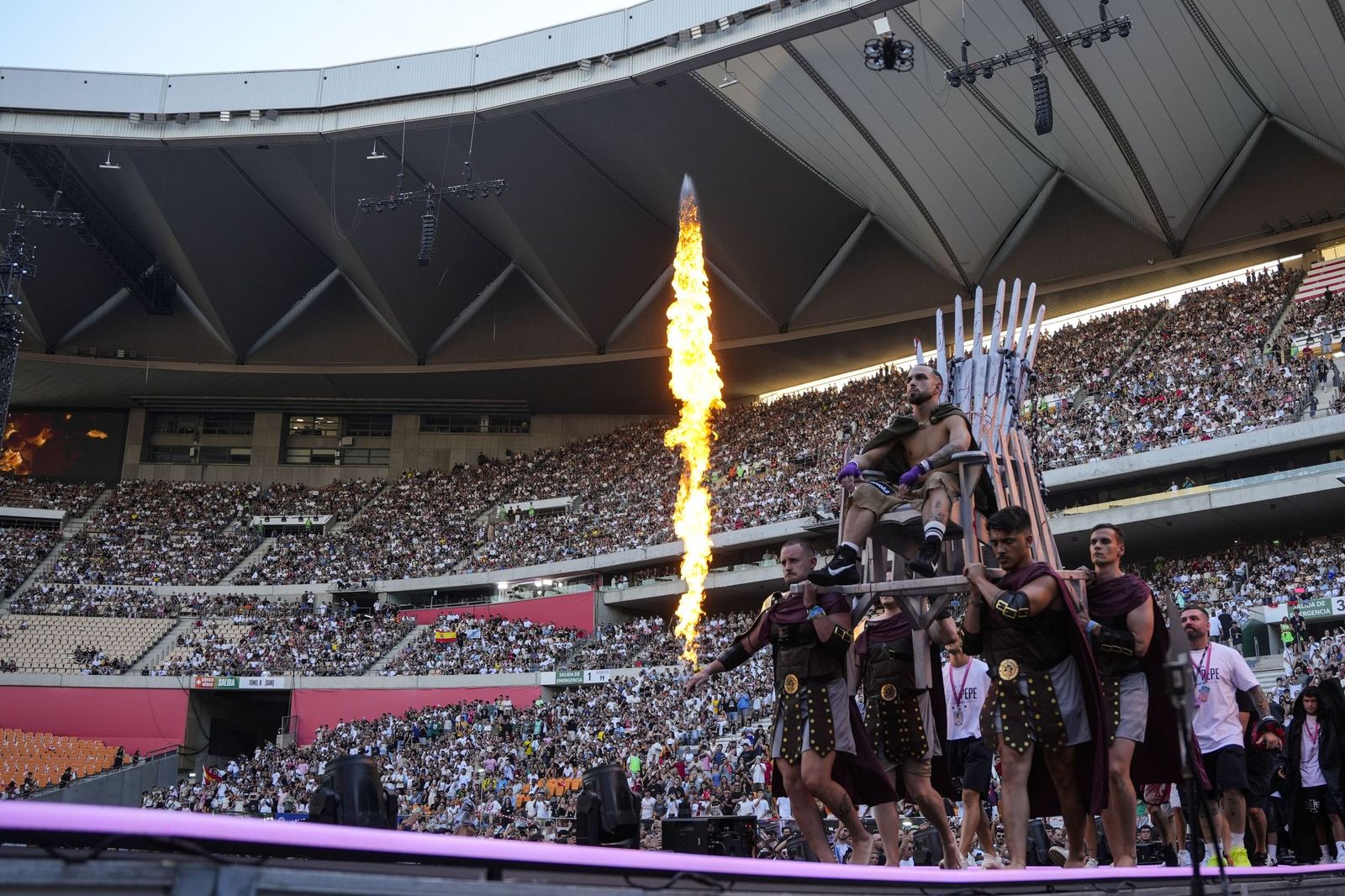 El 'streamer' Pereira7, durante la pasada edición de La Velada del Año.