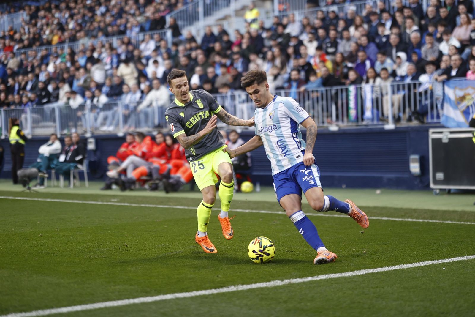 El Málaga CF-Ceuta, en fotos