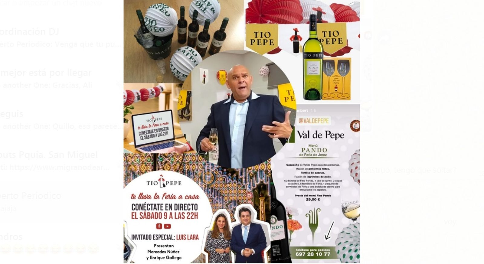 González Byass, José Estévez y Wliiams & Humbert ofrecen distintas propuestas para celebrar la Feria del Caballo en casa.