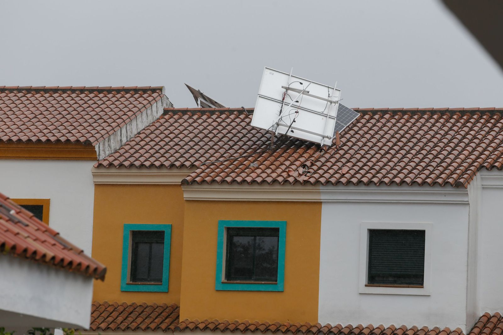 Fotos del temporal de lluvia y viento por la borrasca Kristin en el Campo de Gibraltar