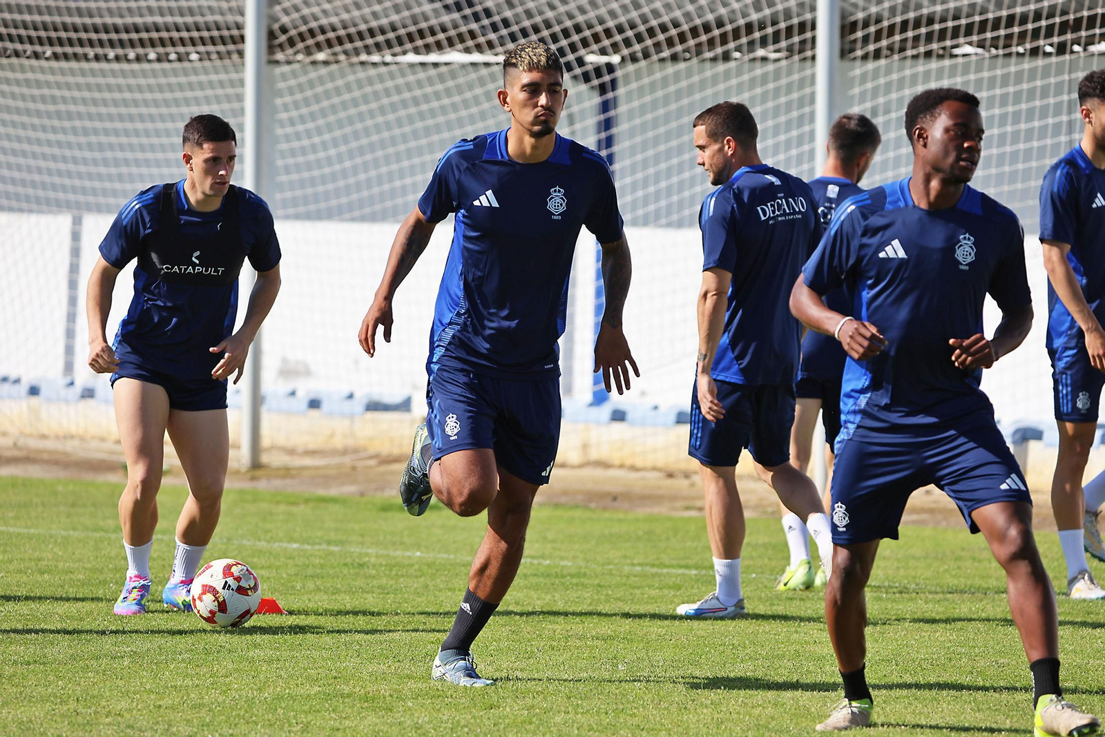 Imágenes del entrenamiento del Recreativo de Huelva
