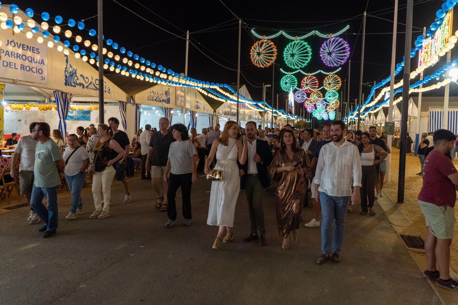 Colombinas 2025: Imágenes del ambiente el primer día de las Fiestas Colombinas