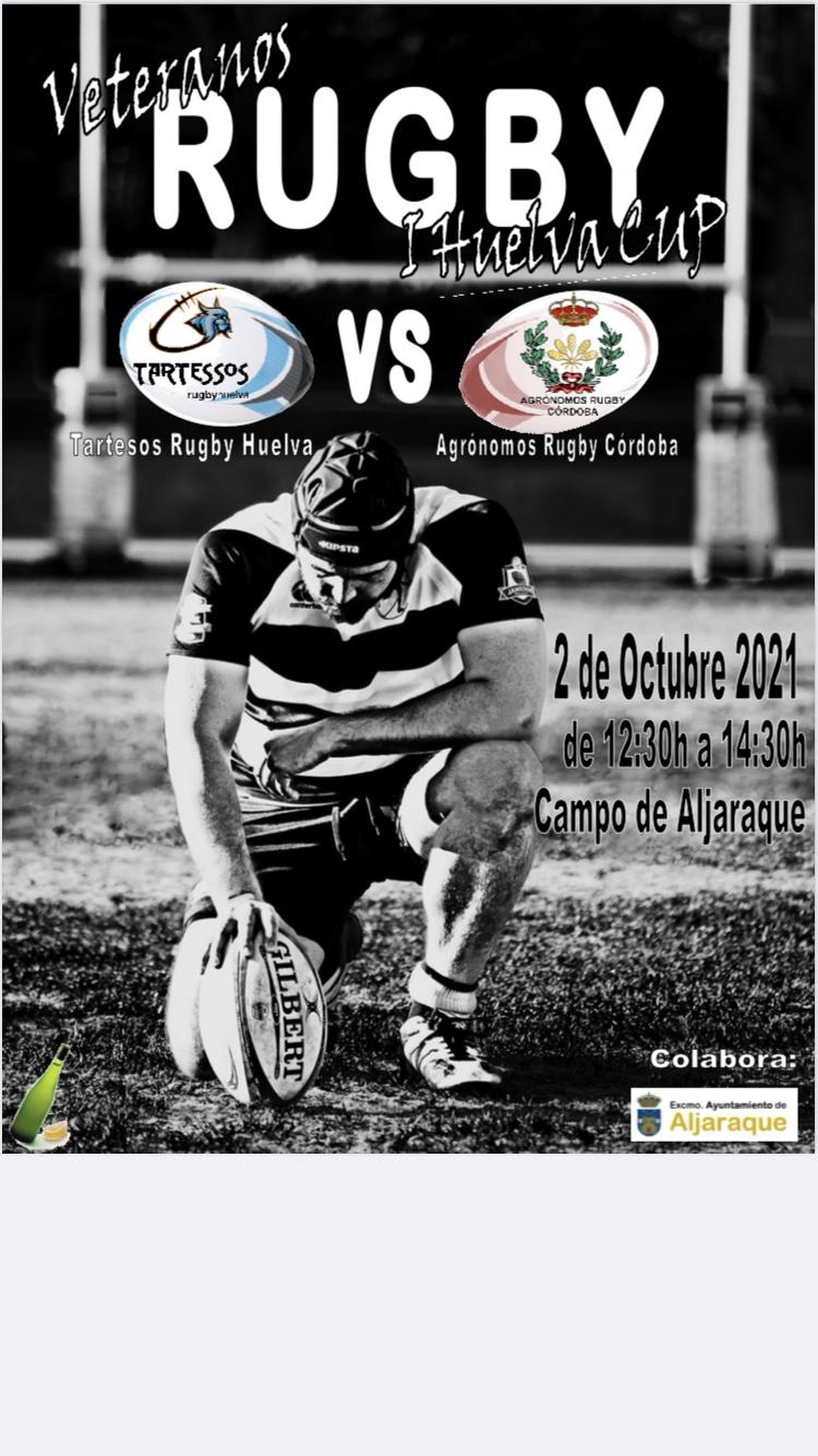 Cartel anunciador de esta I Huelva Cup de veteranos.