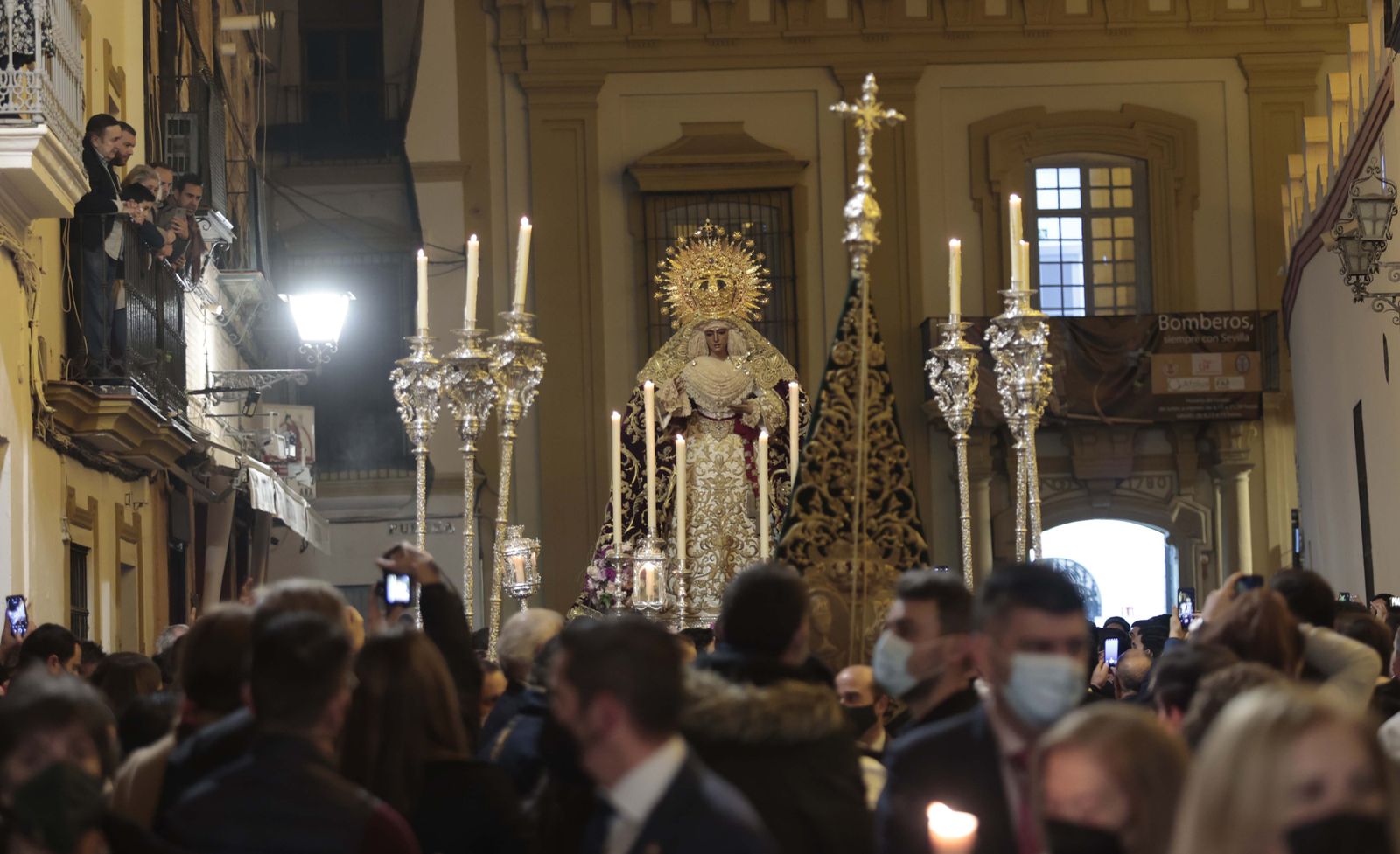 El traslado de la Esperanza de Triana a Santa Ana