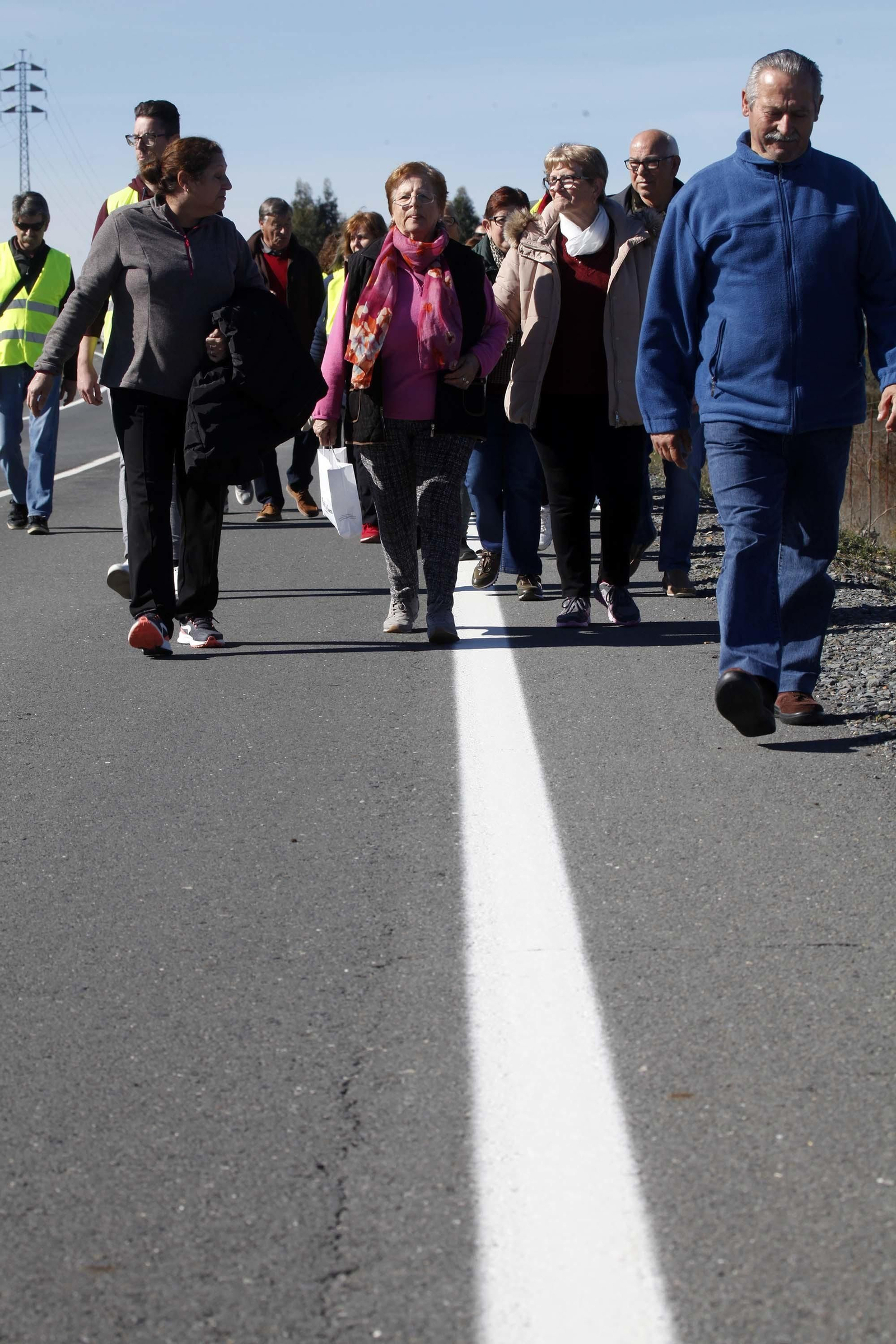 Marcha por la segregación de Tharsis hasta la sede del TSJA en Sevilla