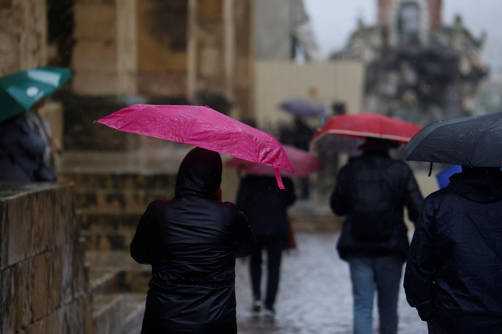 Los últimos coletazos de la borrasca Claudia a su paso por Córdoba