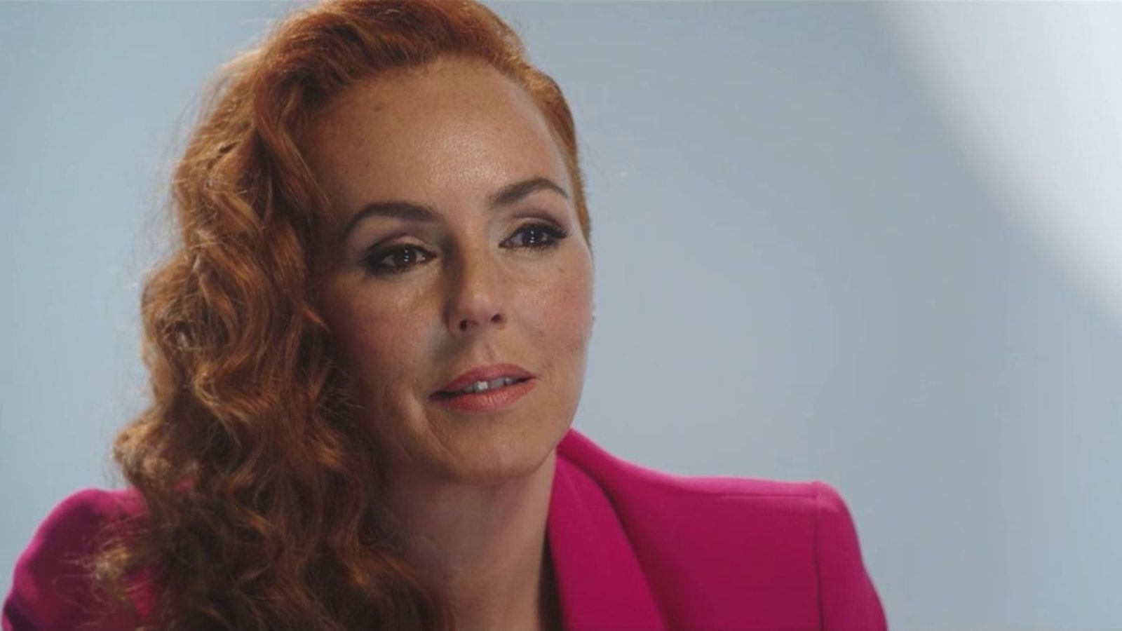 Rocío Carrasco en plena entrevista para su docuserie 'Contar la verdad para seguir viva'.