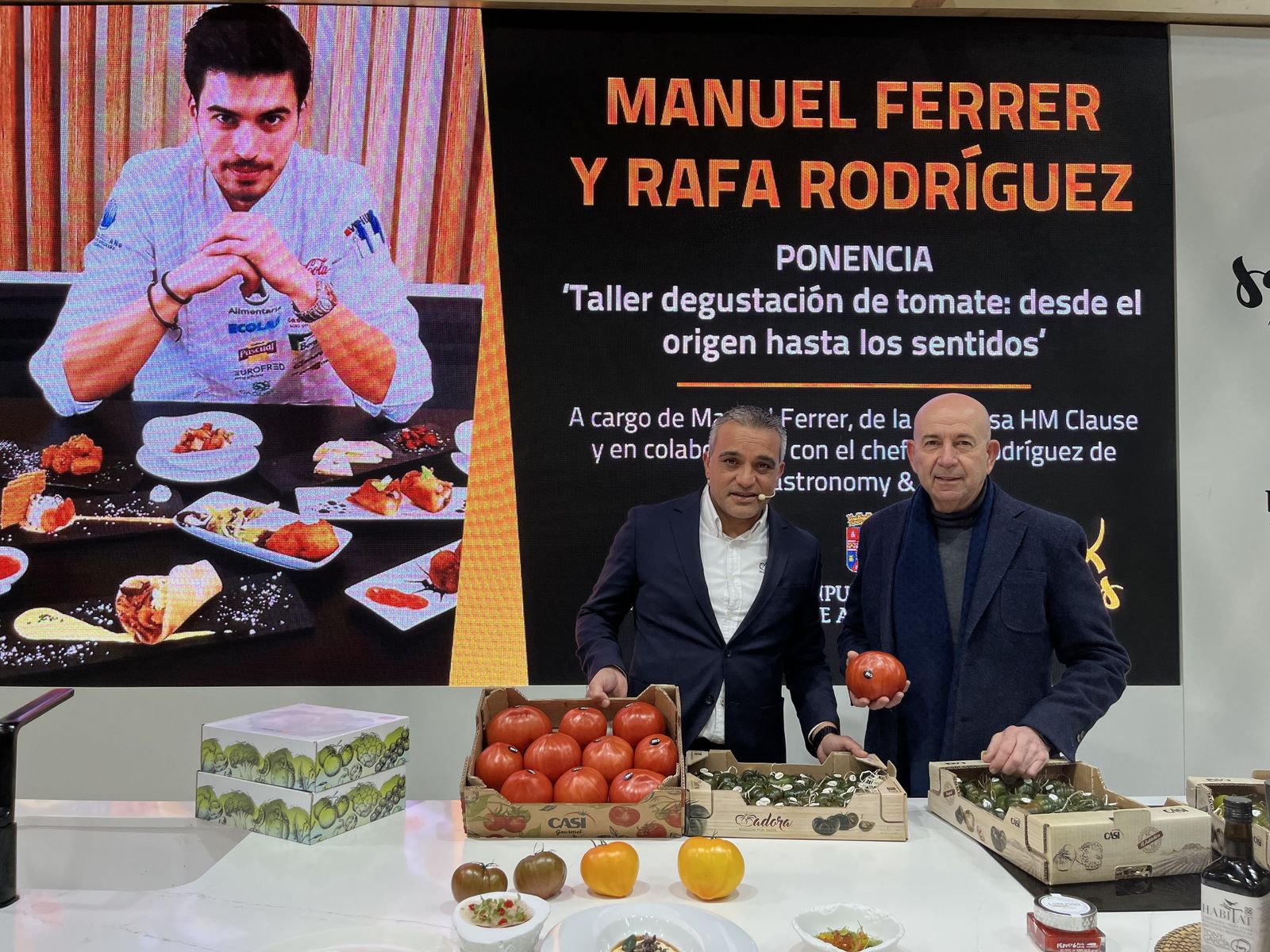 'Taller degustación de tomate: desde el origen hasta los sentidos', con Antonio Bretones, presidente de CASI.