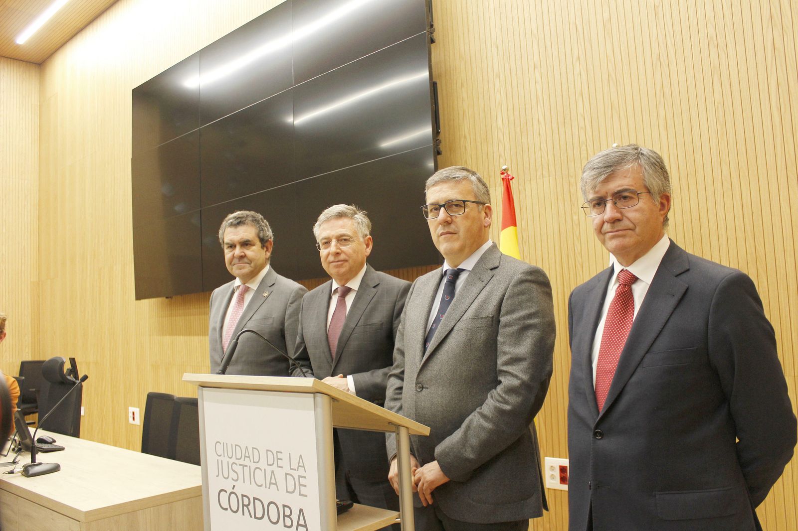 José Antonio Guerra, Francisco de Paula Sánchez Zamorano, Miguel Ángel Pareja y Juan Calvo-Rubio.