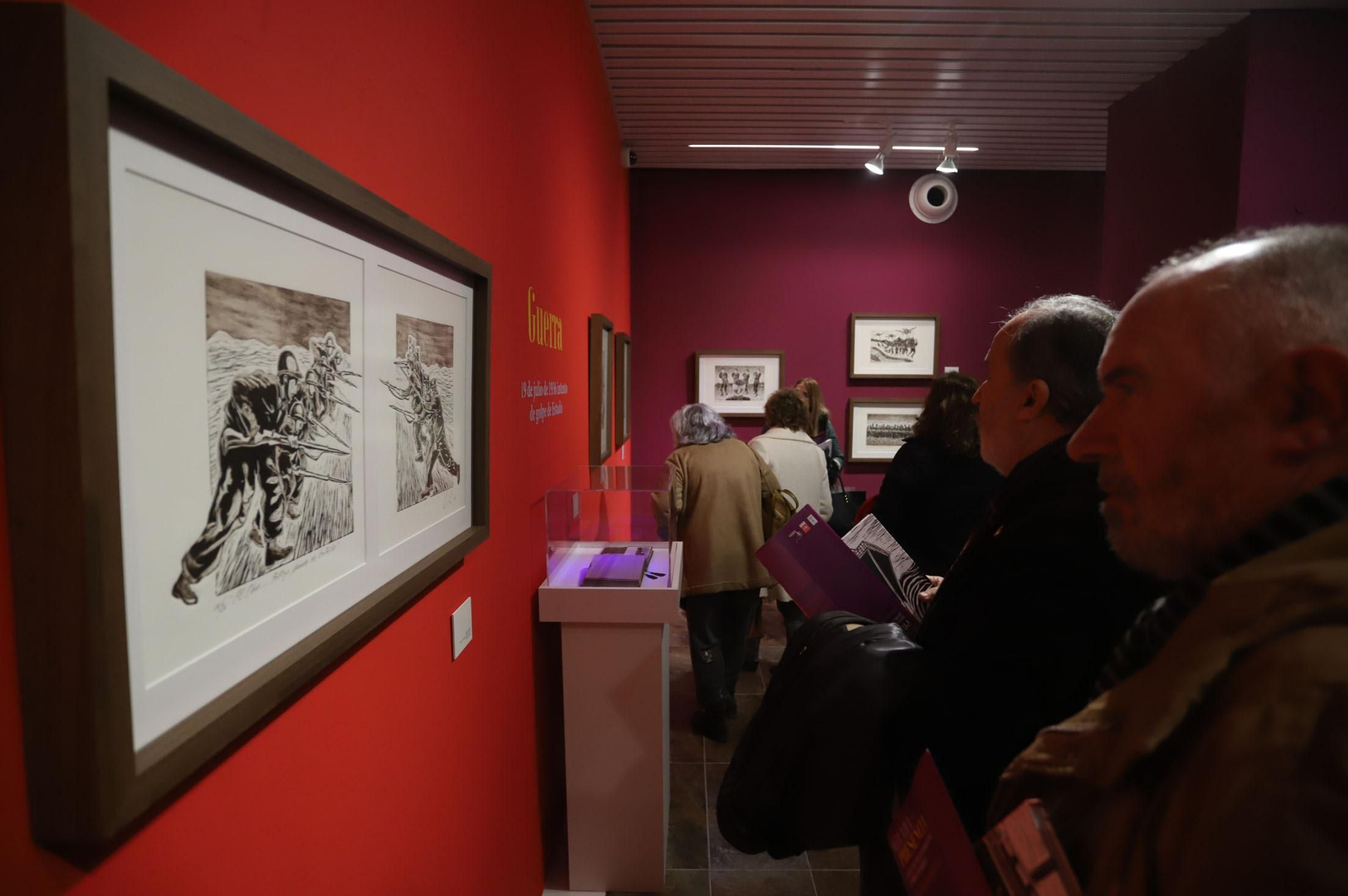 Imágenes de la exposición 'Mirada y Presencia. Obras del exilio republicano español en México'