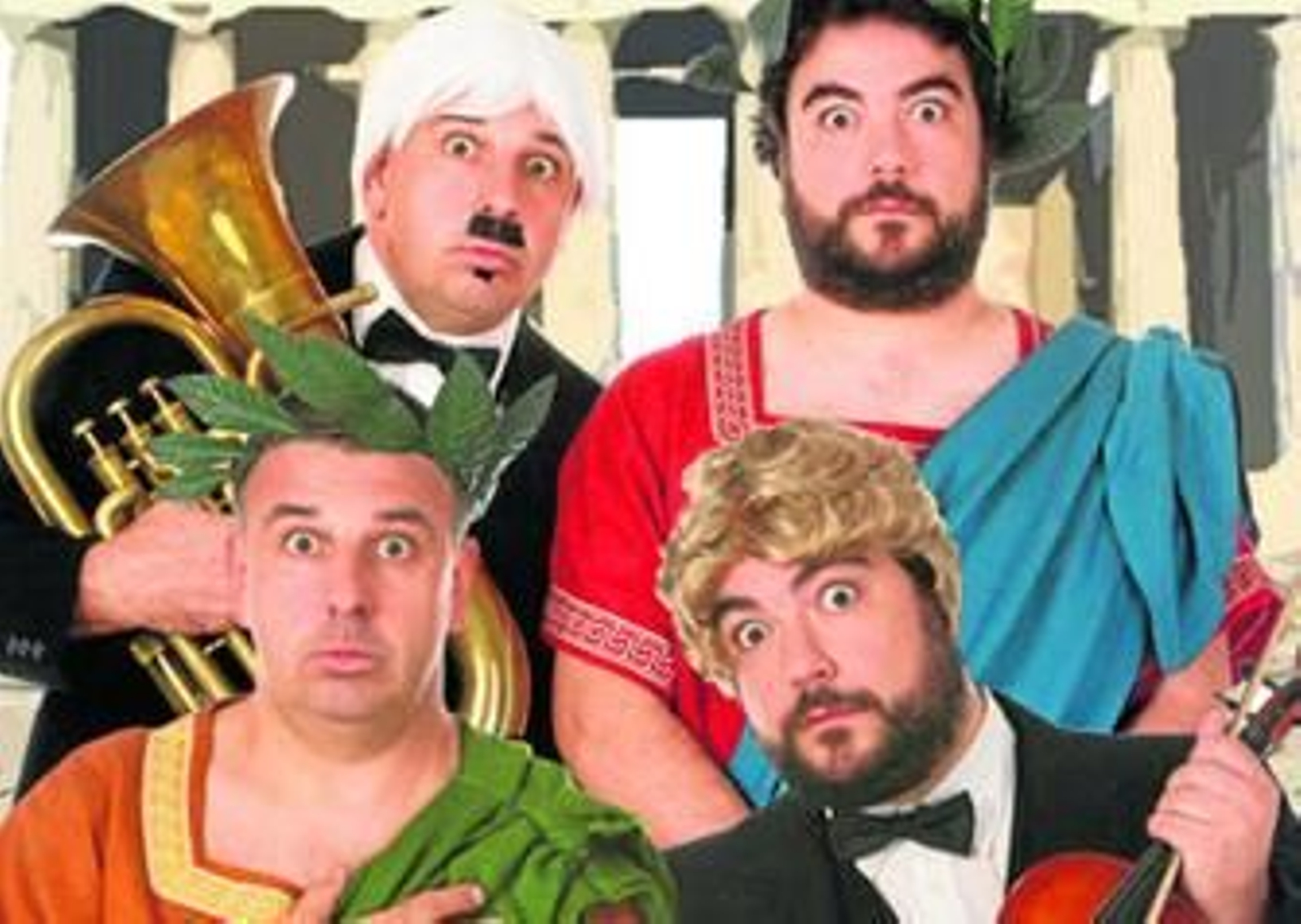 Los actores de la producción teatral de la compañía sevillana.