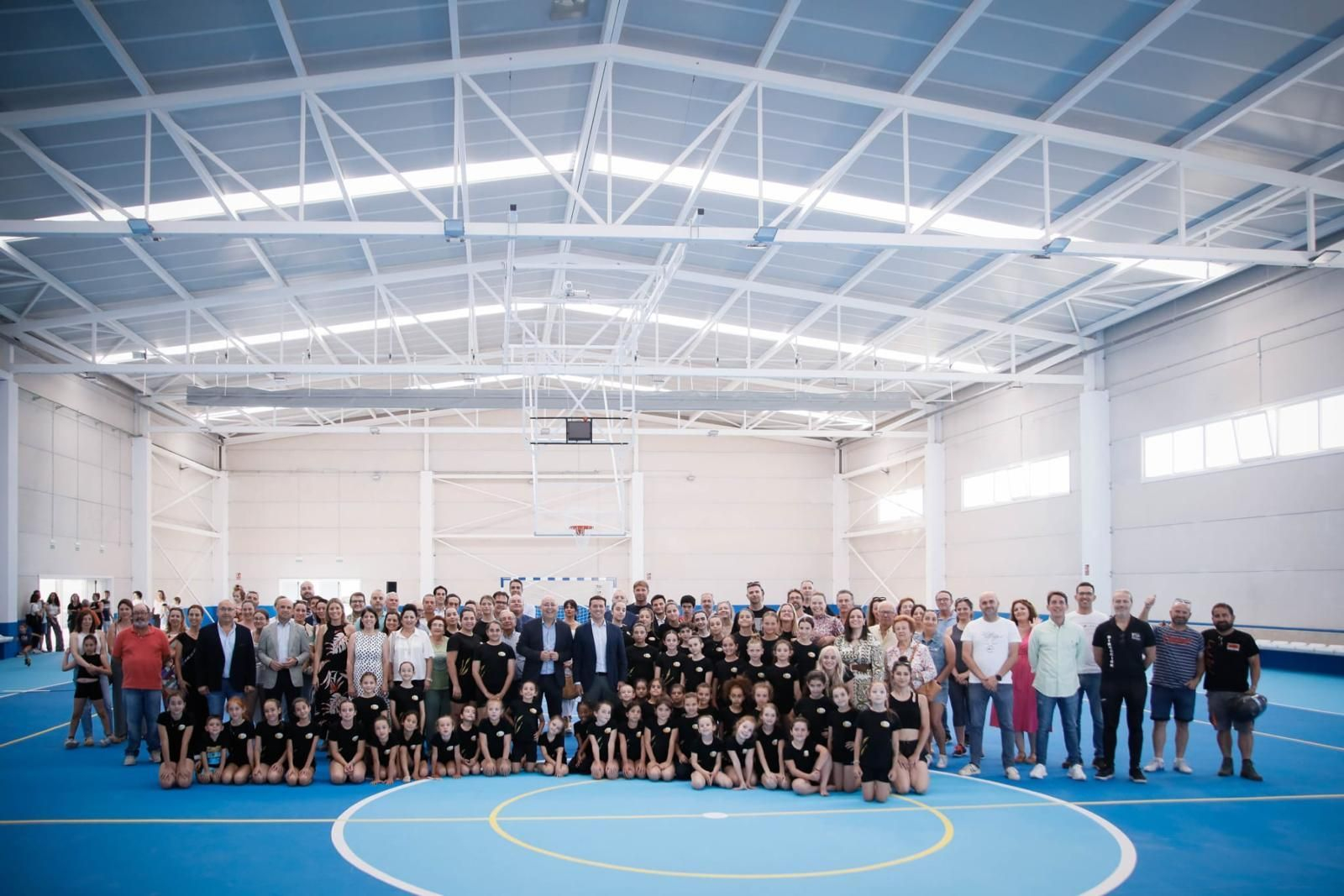 Momento de la inauguración de la instalación