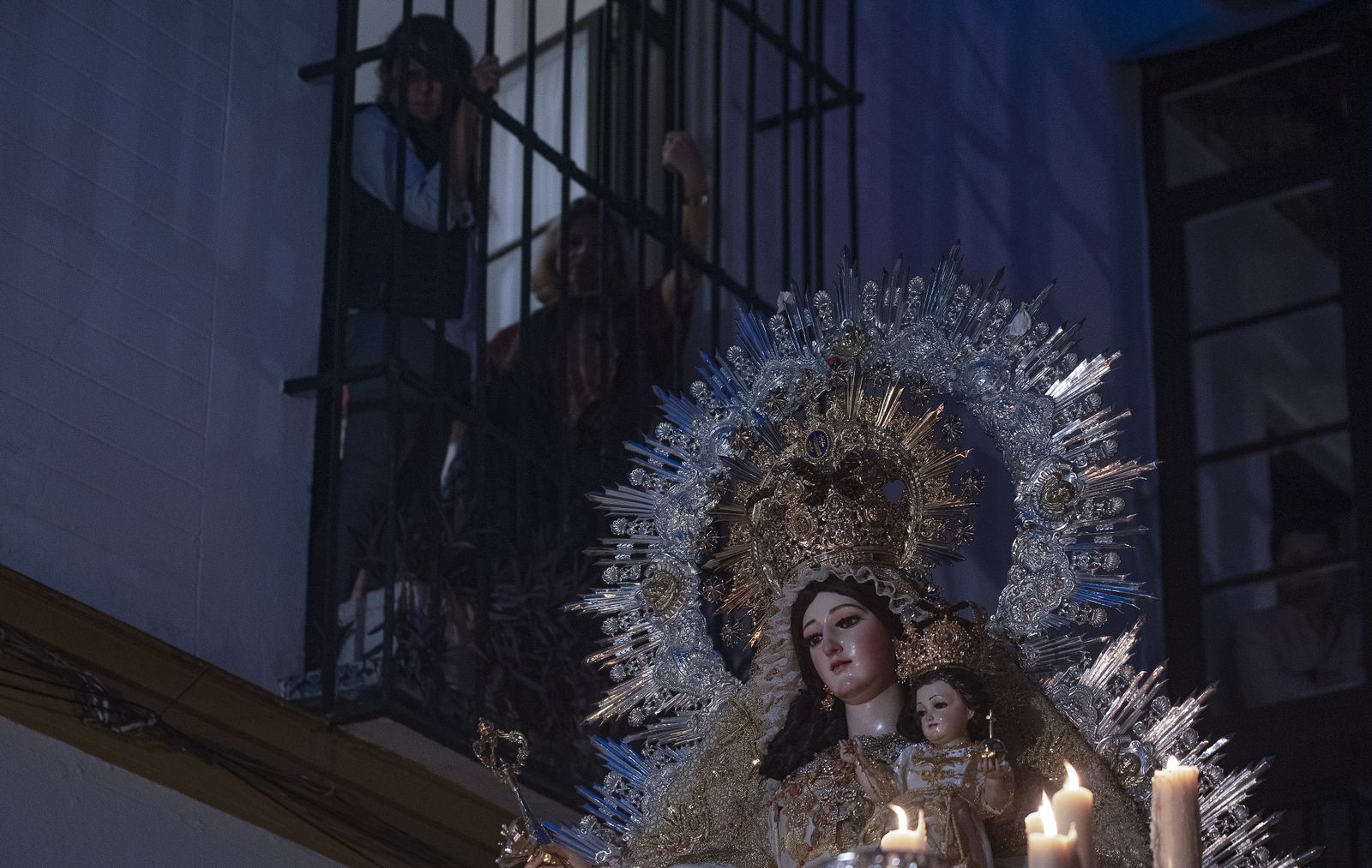 Las imágenes de la procesión de la Virgen de las Nieves