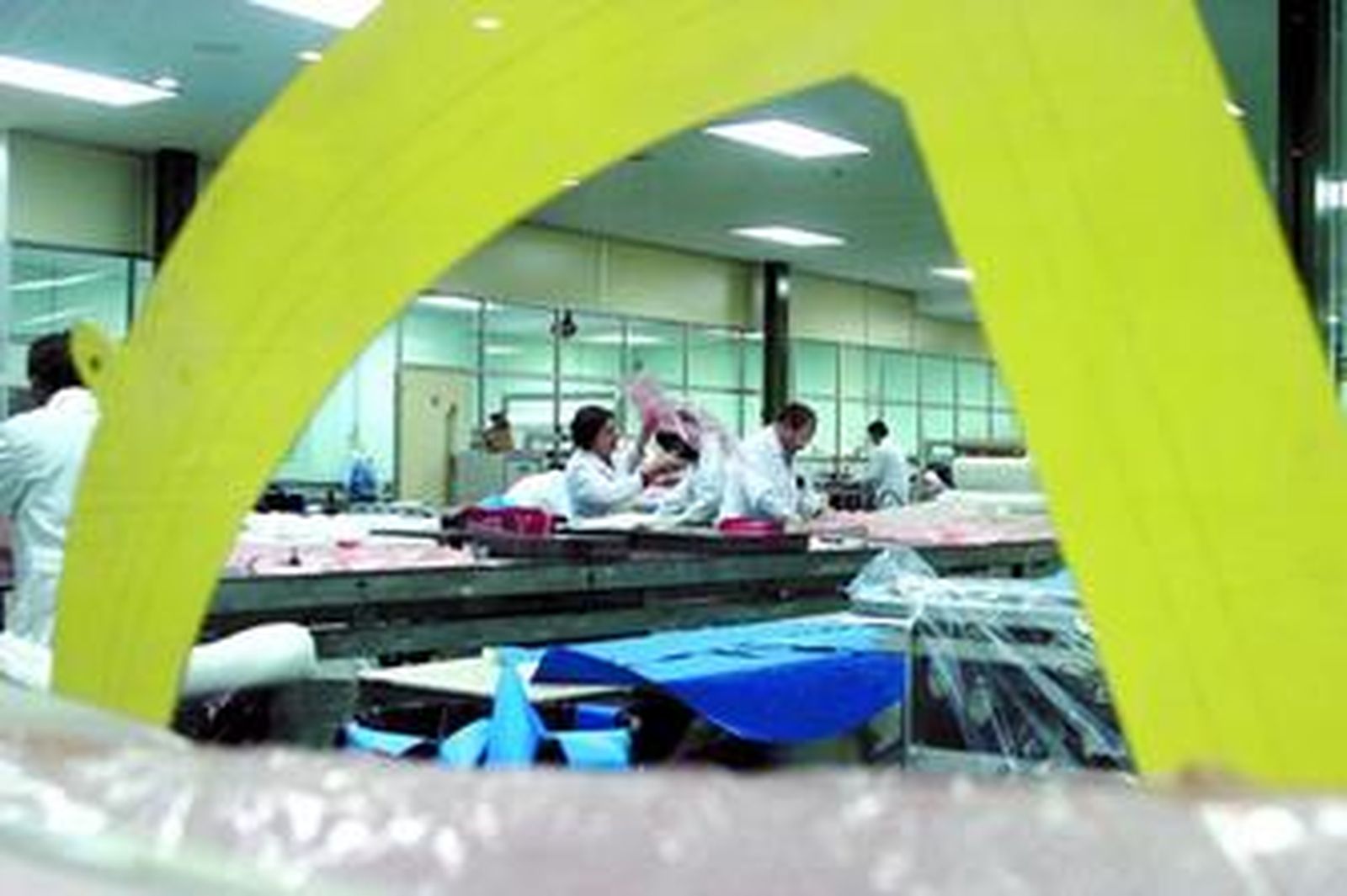 Instalaciones de la 'joya de la corona' de la aeronáutica andaluza, Sacesa, en La Rinconada, Sevilla.