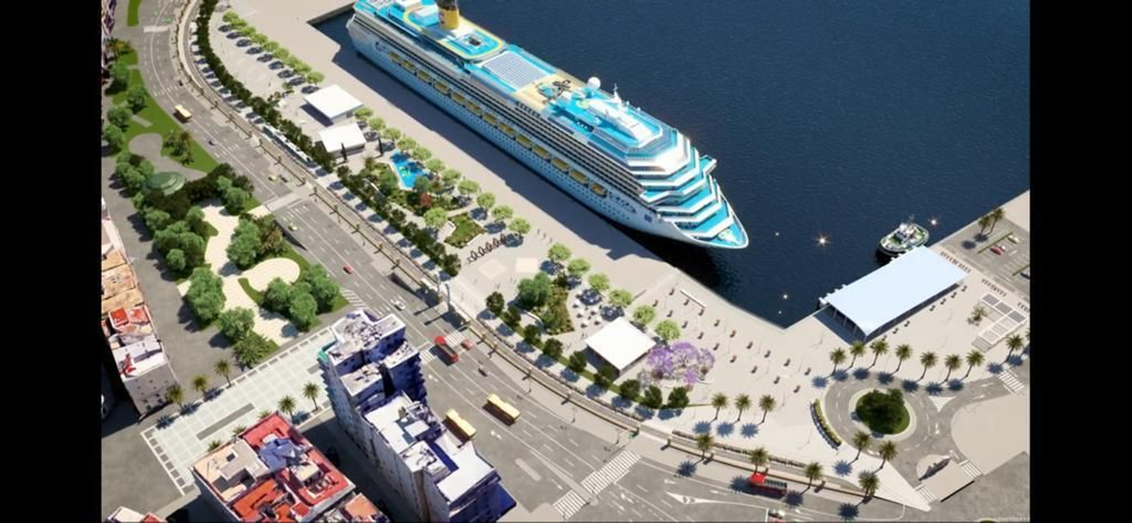 Así será la avenida que surja tras la integración puerto y ciudad Así será la avenida que surja tras la integración puerto y ciudad