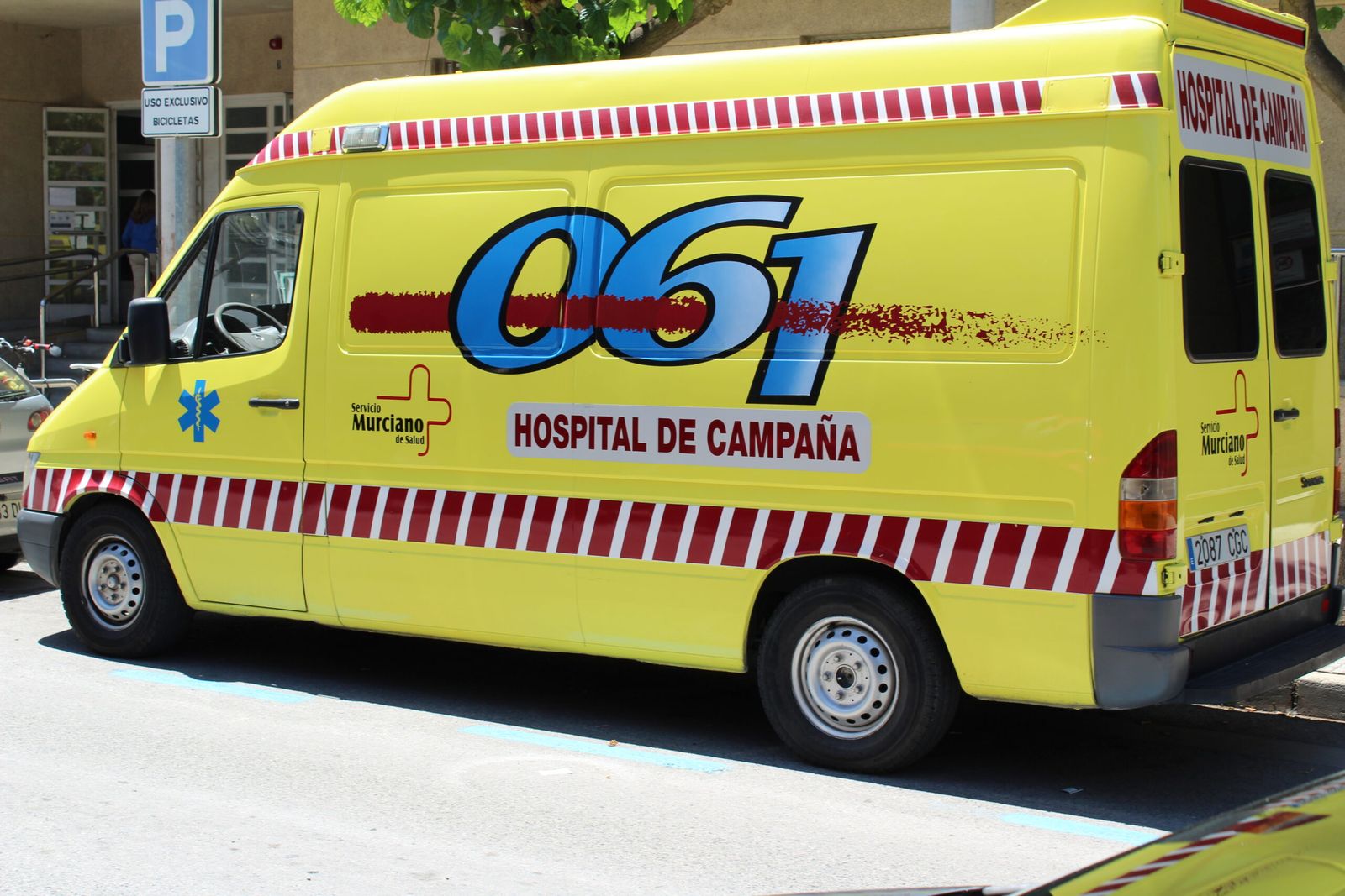 Una ambulancia del 061 de Murcia.